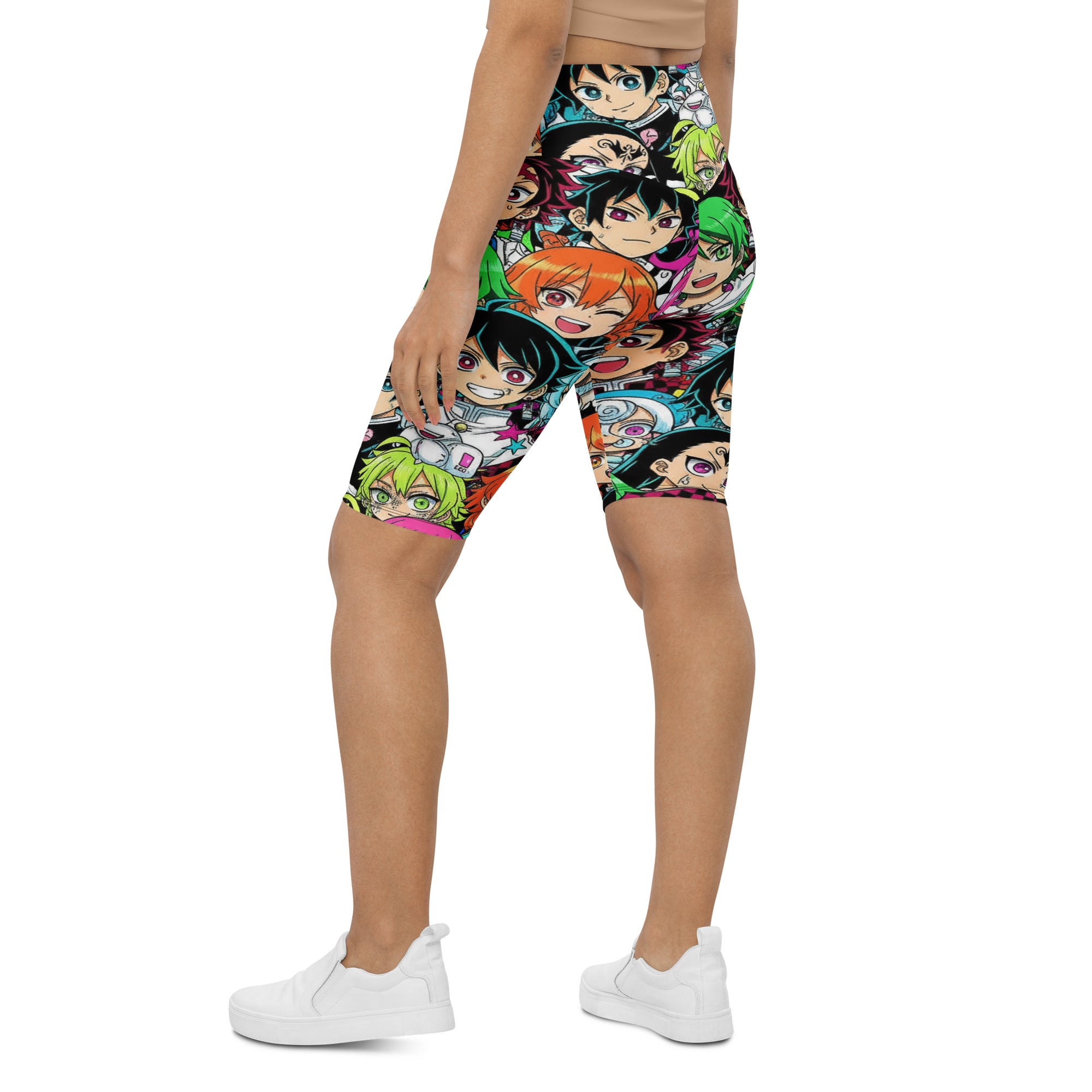 Demon Slayer Style Bike Shorts | GearBunch