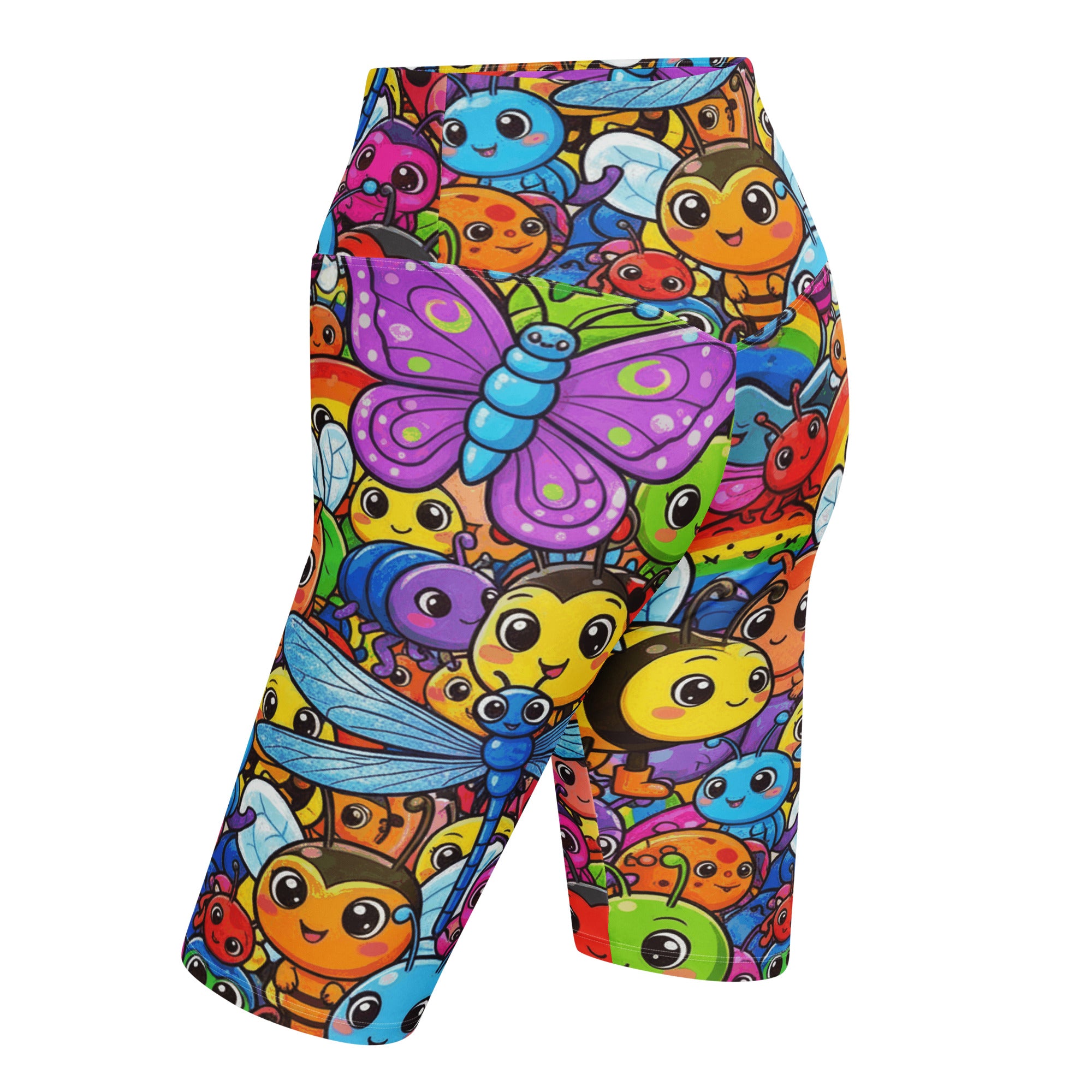 Vibrant Bug Life Bike Shorts | GearBunch
