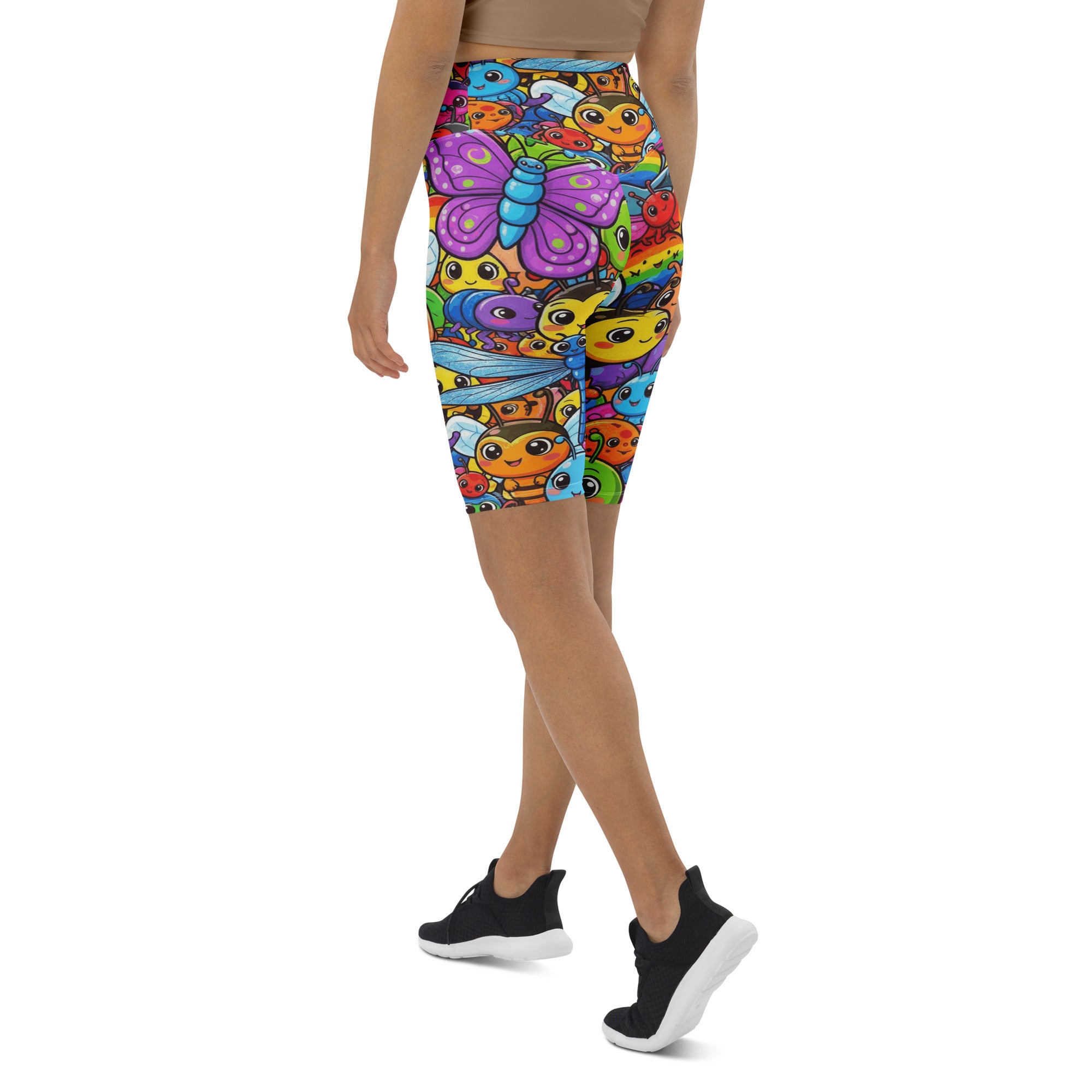 Vibrant Bug Life Bike Shorts | GearBunch