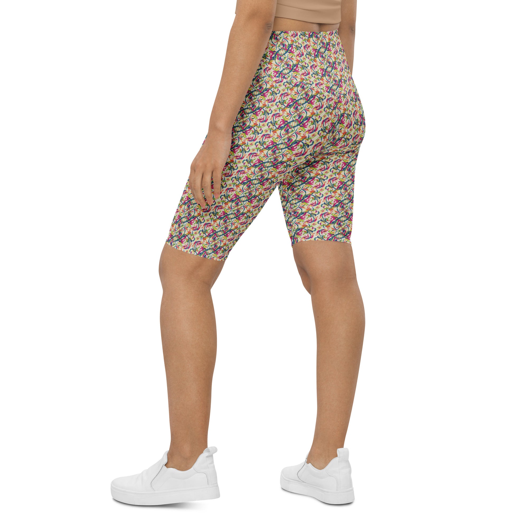 Ciao Bella Script Bike Shorts | GearBunch