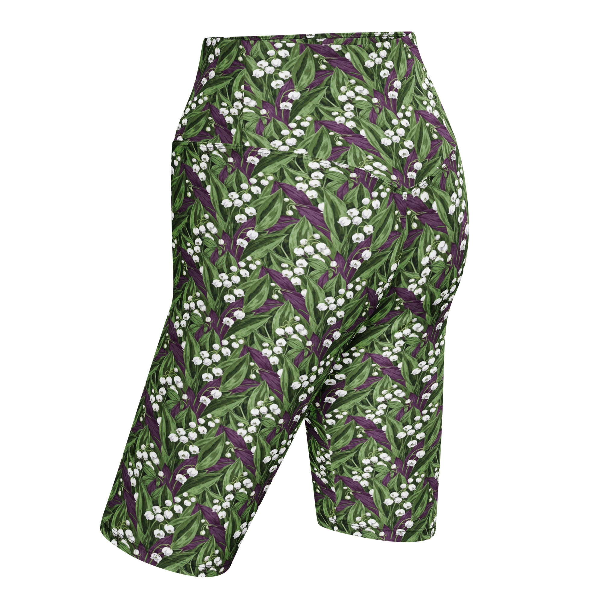 Lily of the Valley Bike Shorts | GearBunch