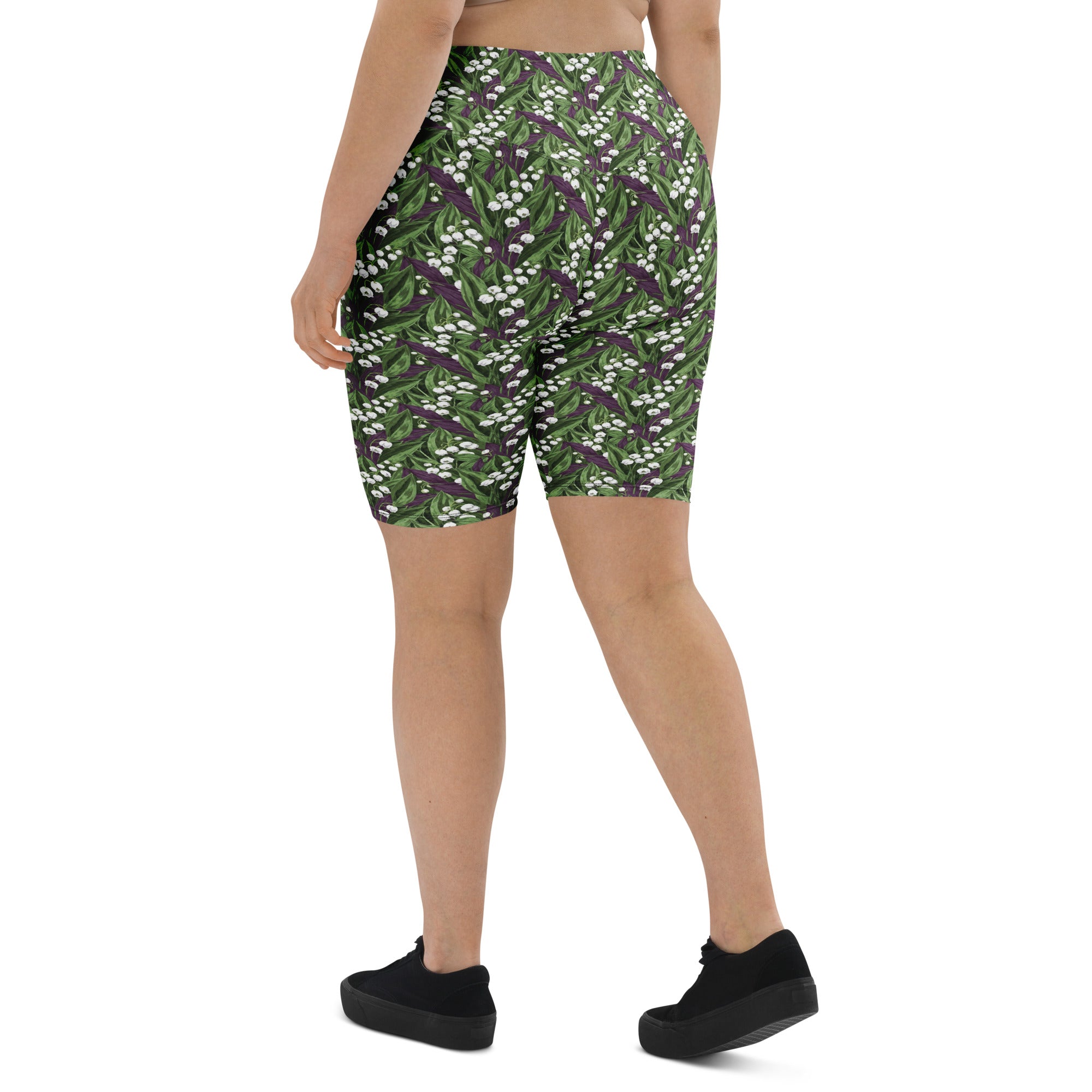 Lily of the Valley Bike Shorts | GearBunch
