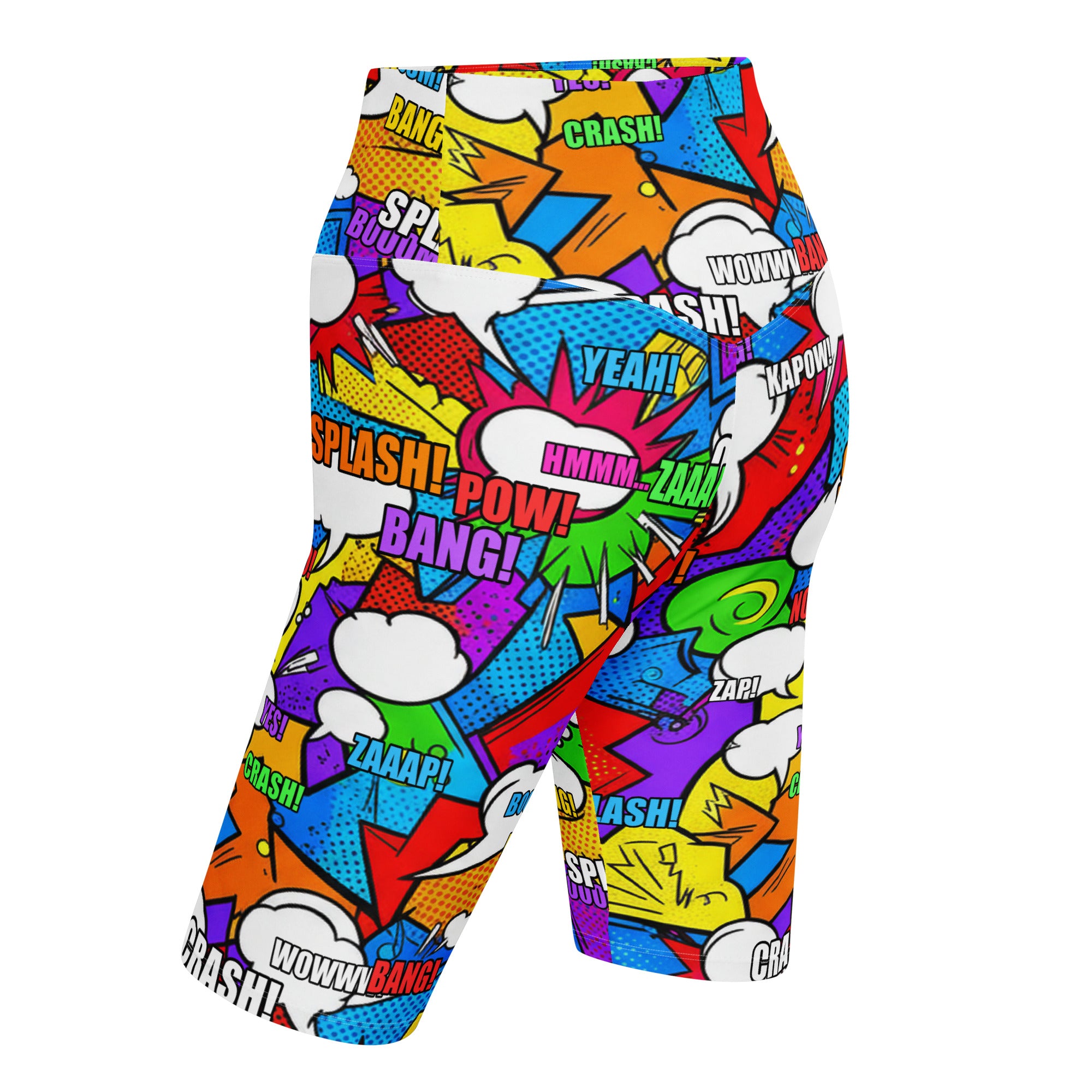 Comic Strip Classic Hero Bike Shorts | GearBunch