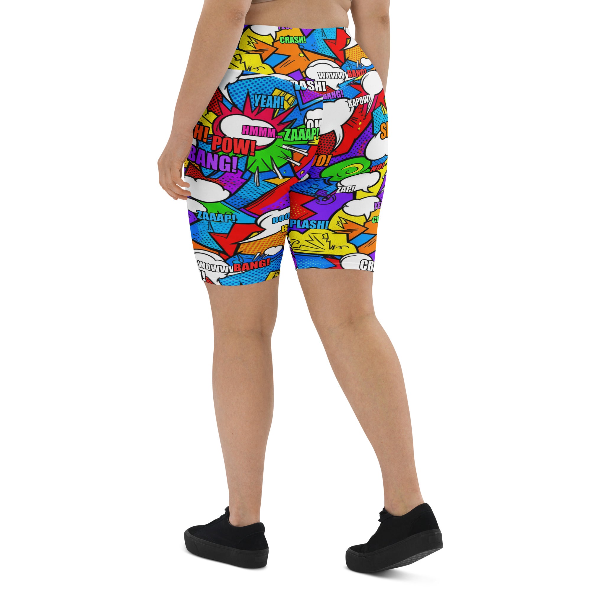 Comic Strip Classic Hero Bike Shorts | GearBunch