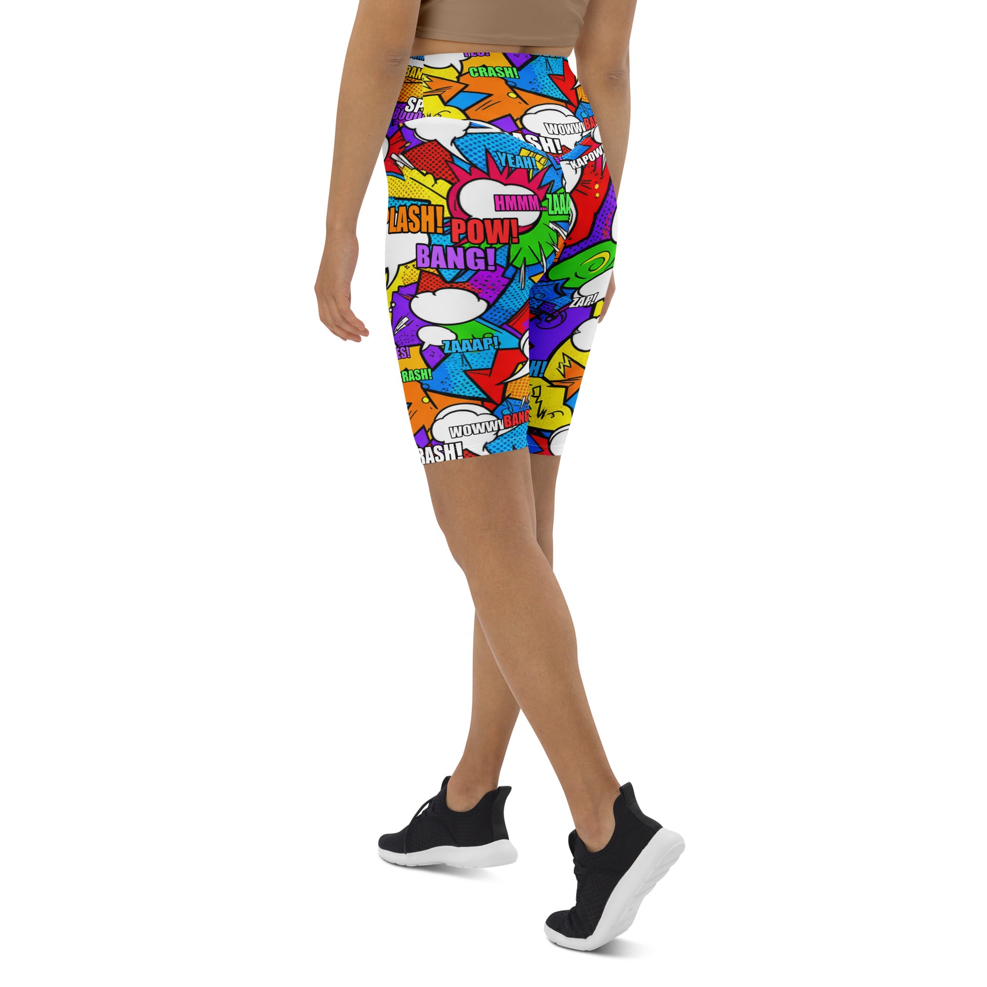 Comic Strip Classic Hero Bike Shorts | GearBunch