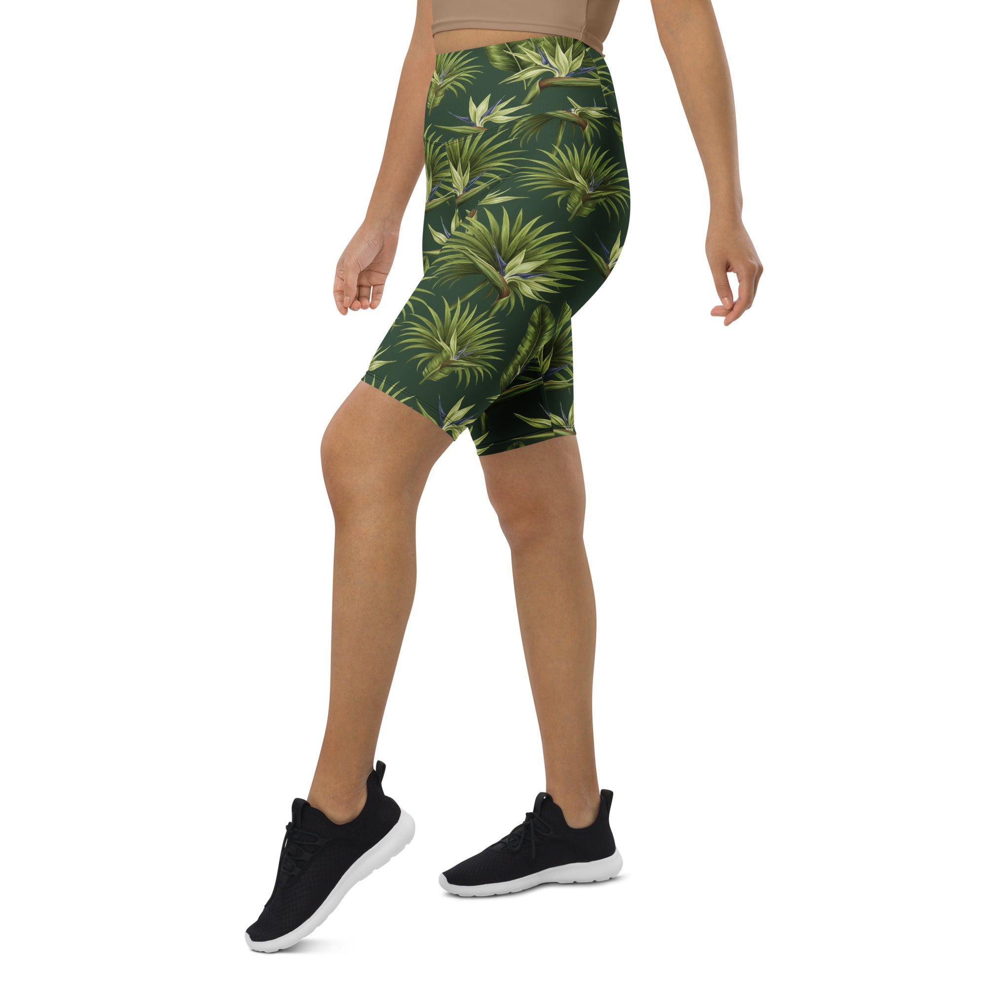 Tropical Palm Grove Bike Shorts | GearBunch