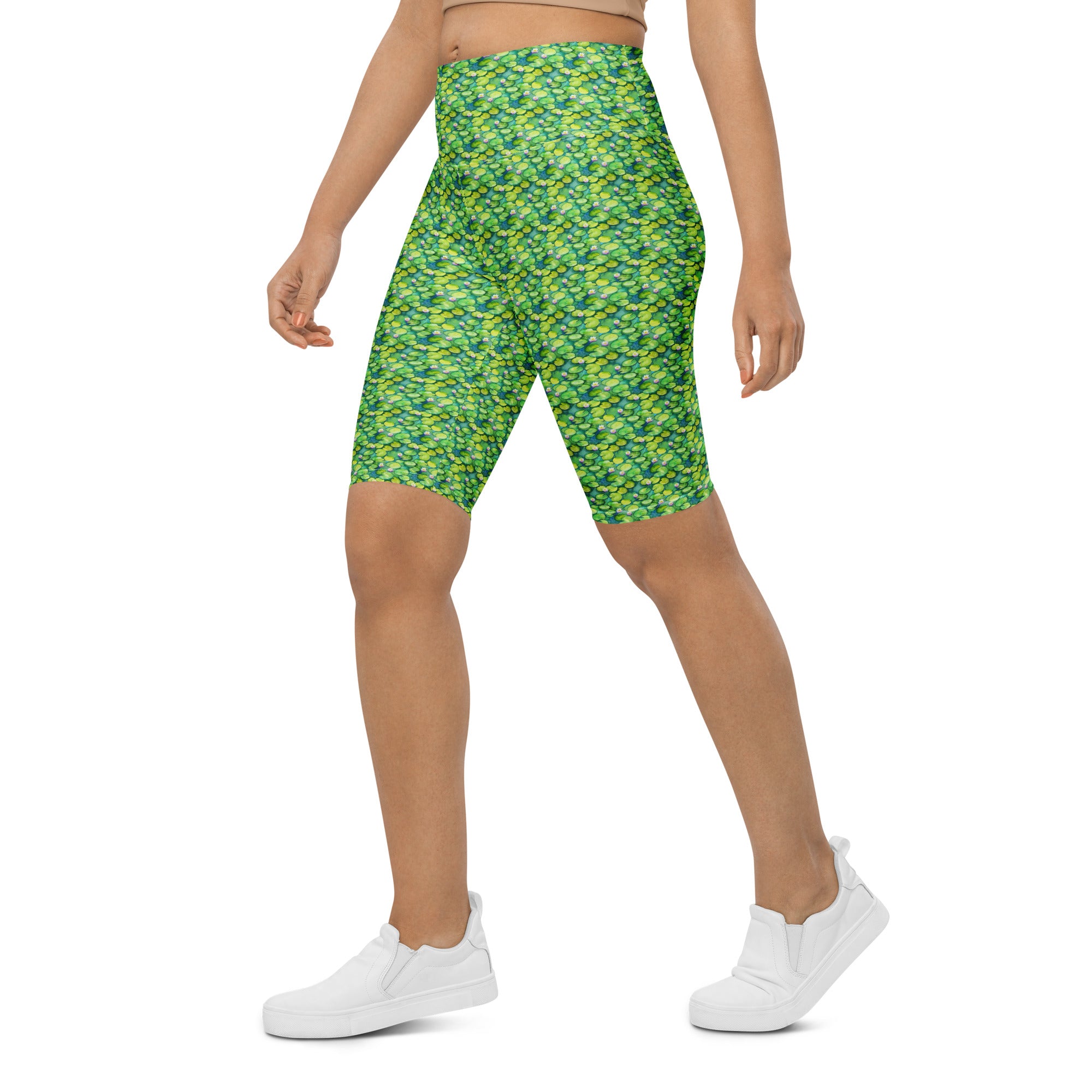Monet Water Lilies Bike Shorts | GearBunch