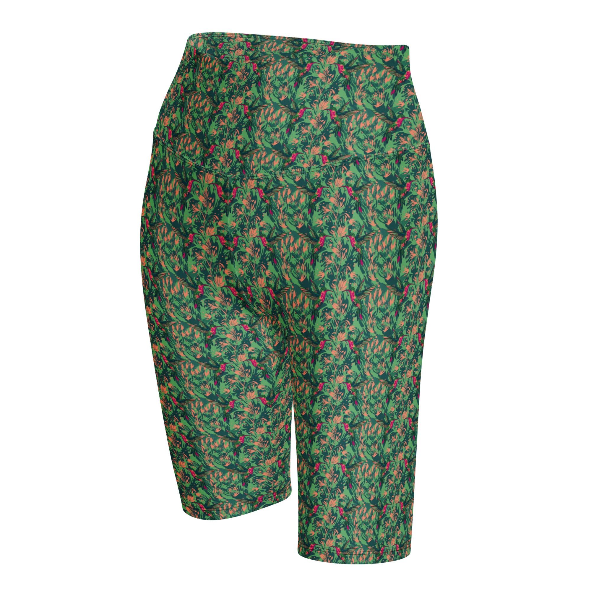 Ruby-throated Hummingbird Bike Shorts | GearBunch
