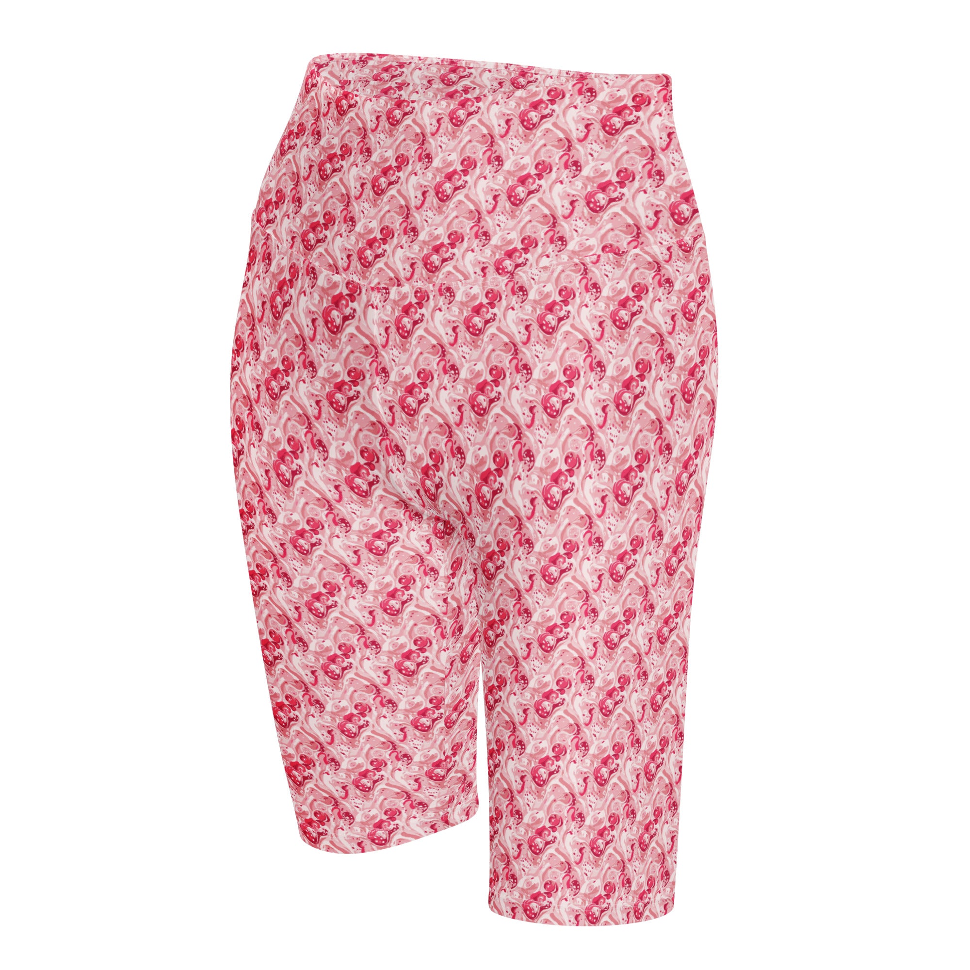 Cherry Strawberry Cream Bike Shorts | GearBunch