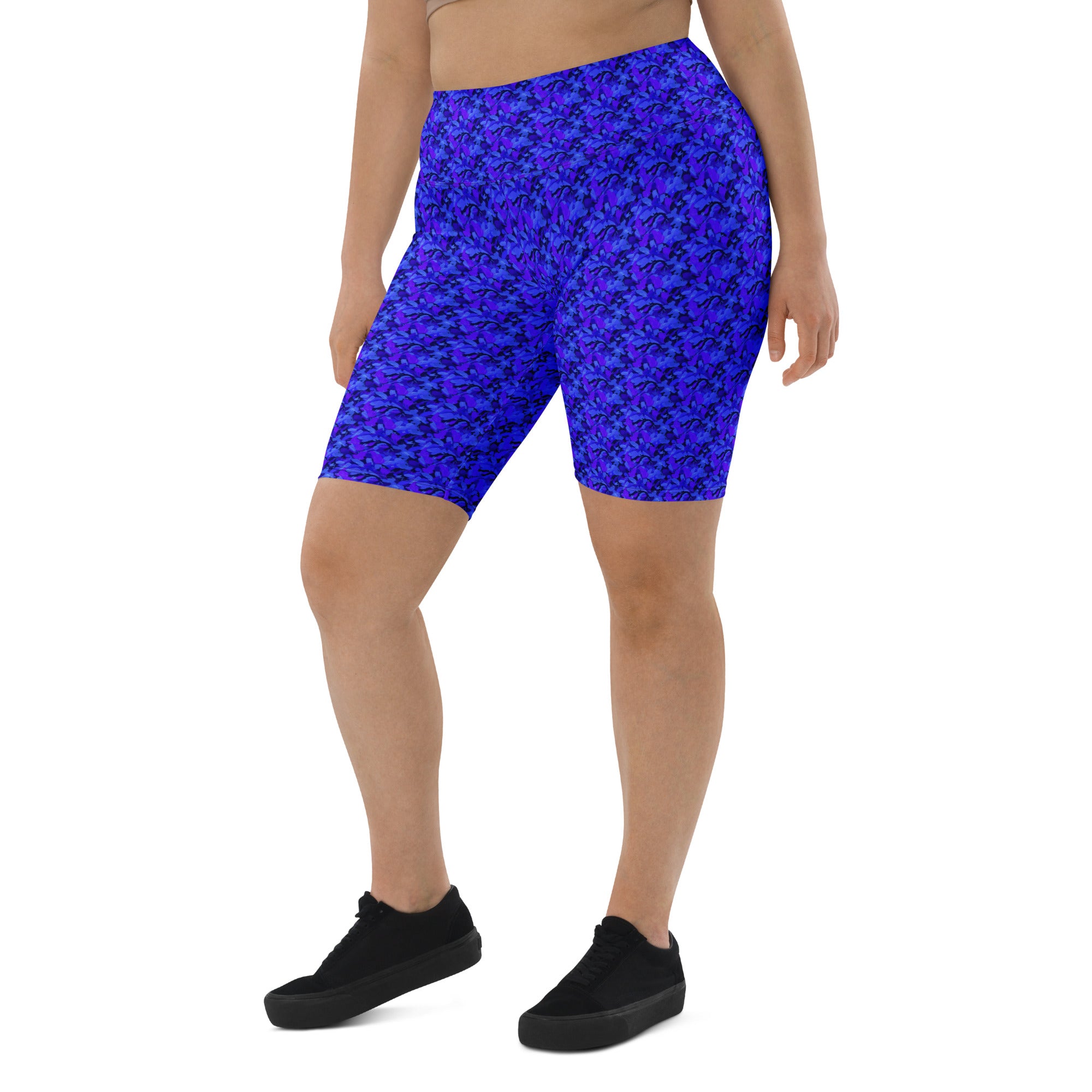 Touching Distance Abstract Bike Shorts | GearBunch