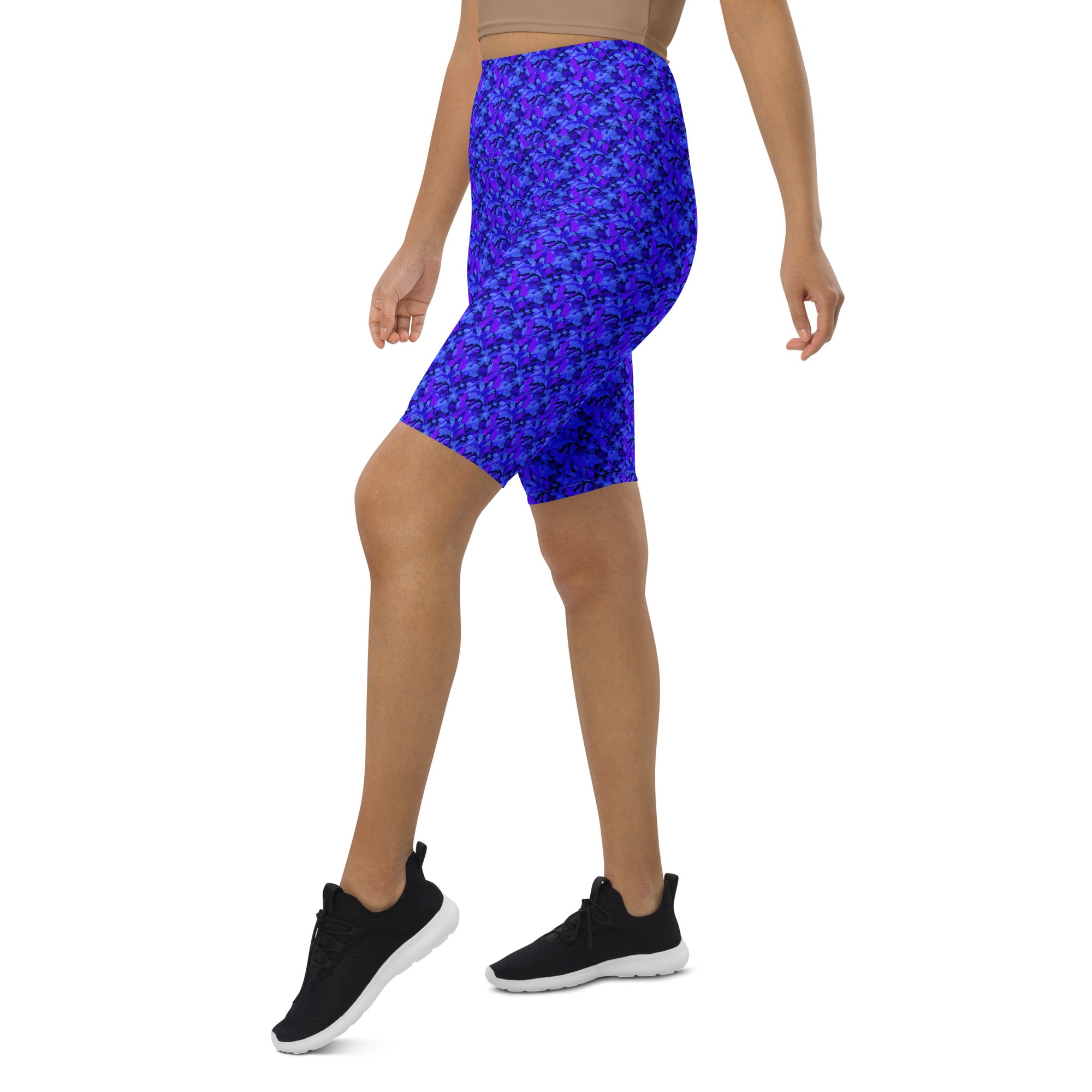 Touching Distance Abstract Bike Shorts | GearBunch