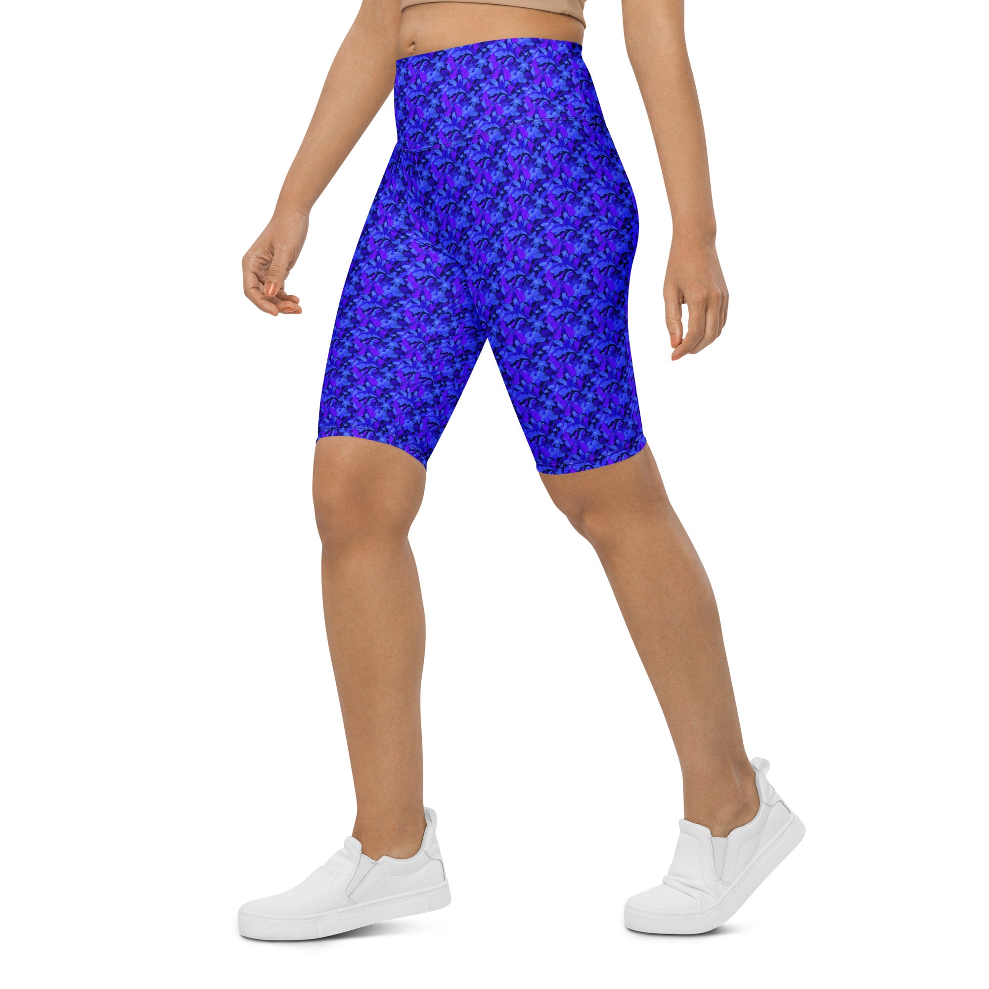 Touching Distance Abstract Bike Shorts | GearBunch