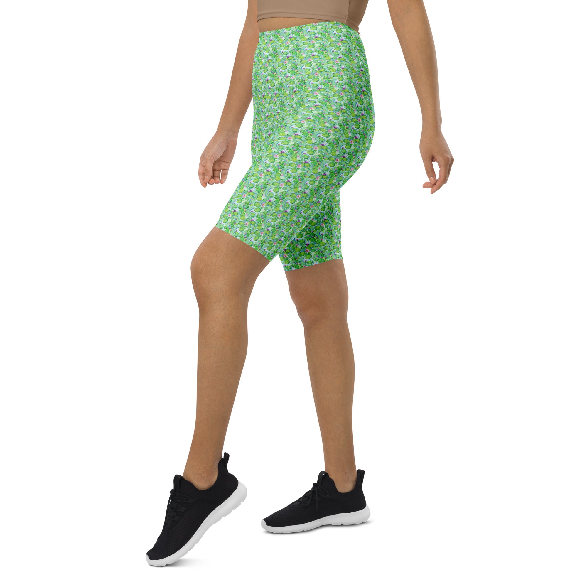 Claude Monet Water Lilies Bike Shorts | GearBunch