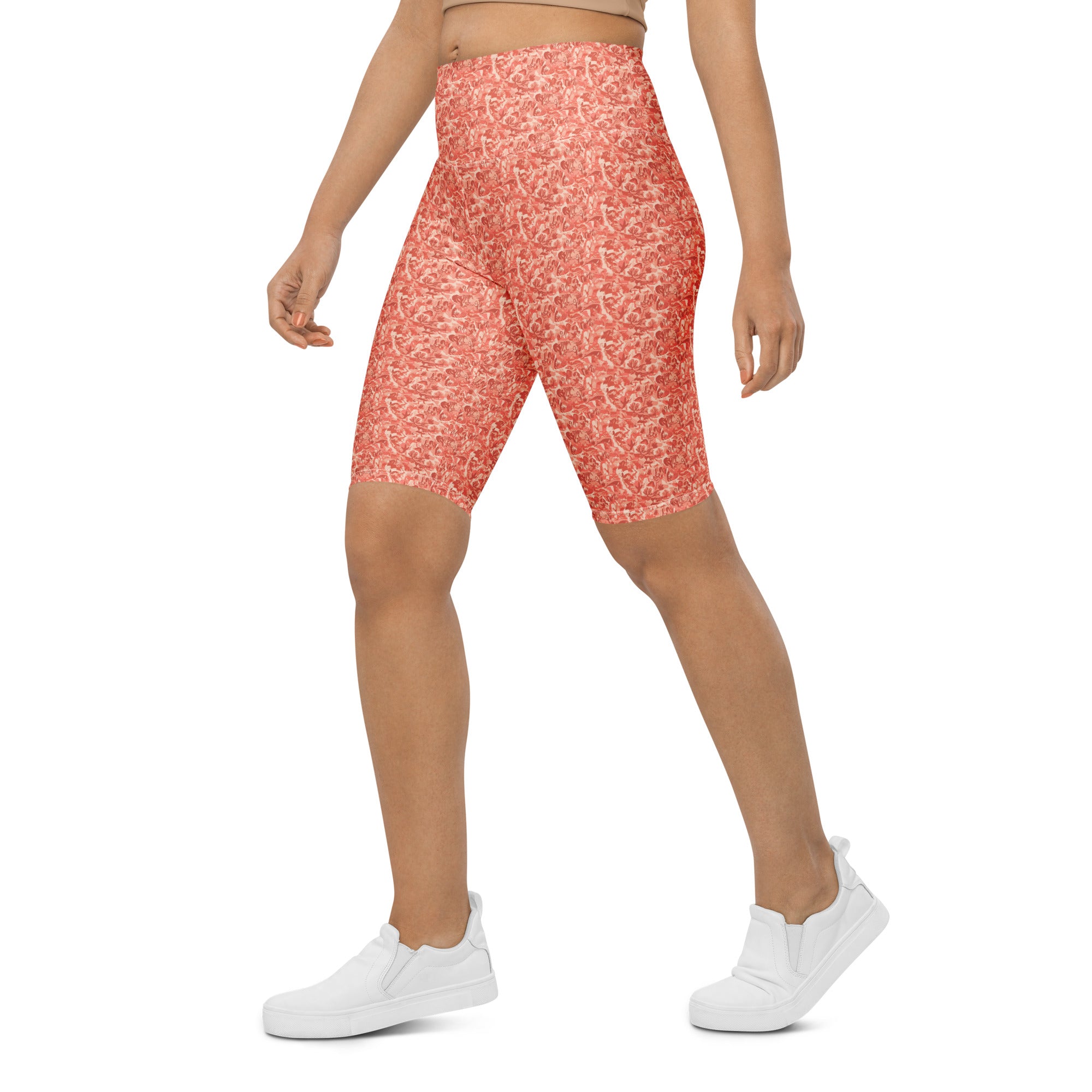Distorted Cowboy Landscape Bike Shorts | GearBunch
