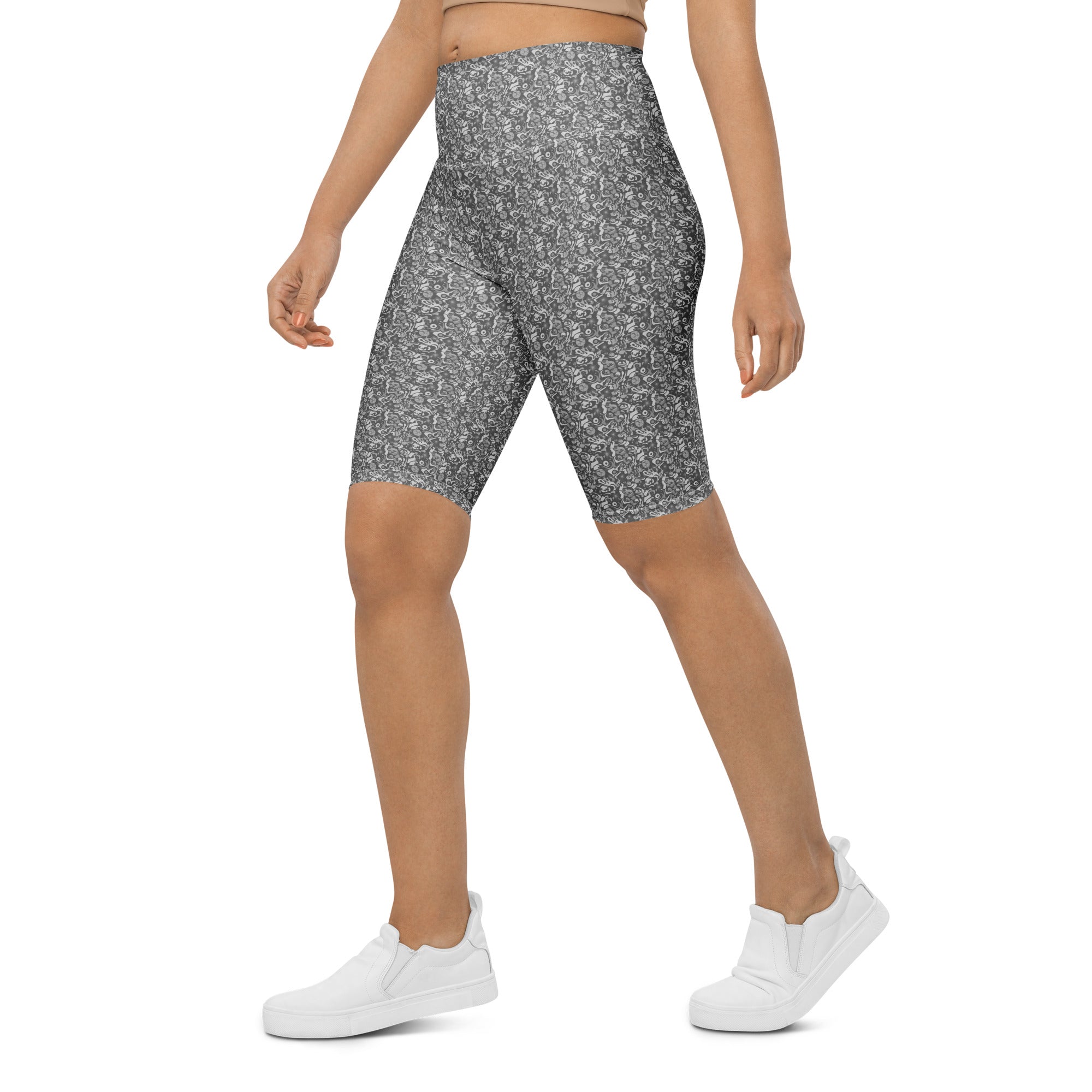 Psalm Abstract Bike Shorts | GearBunch