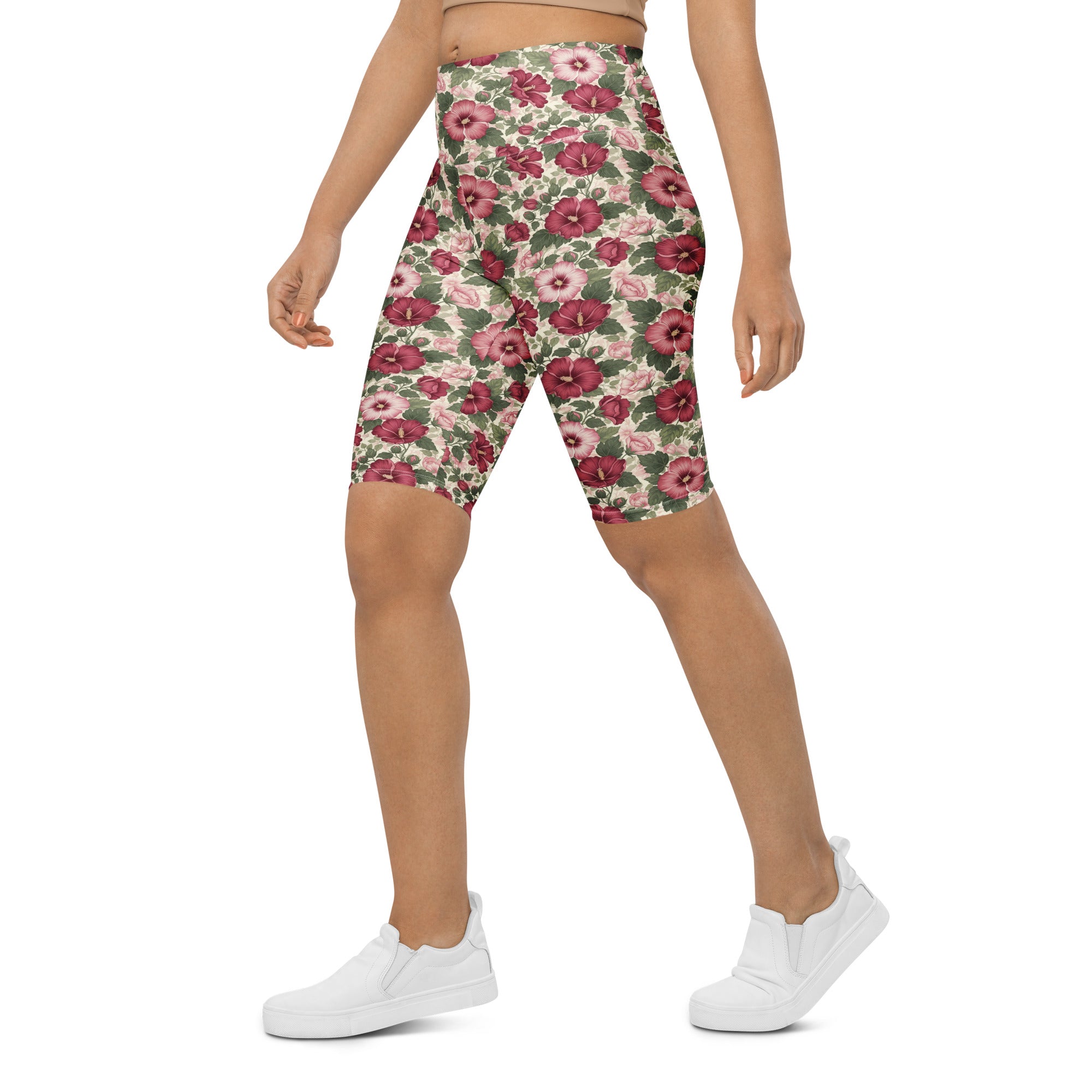 Rose of Sharon Bike Shorts | GearBunch