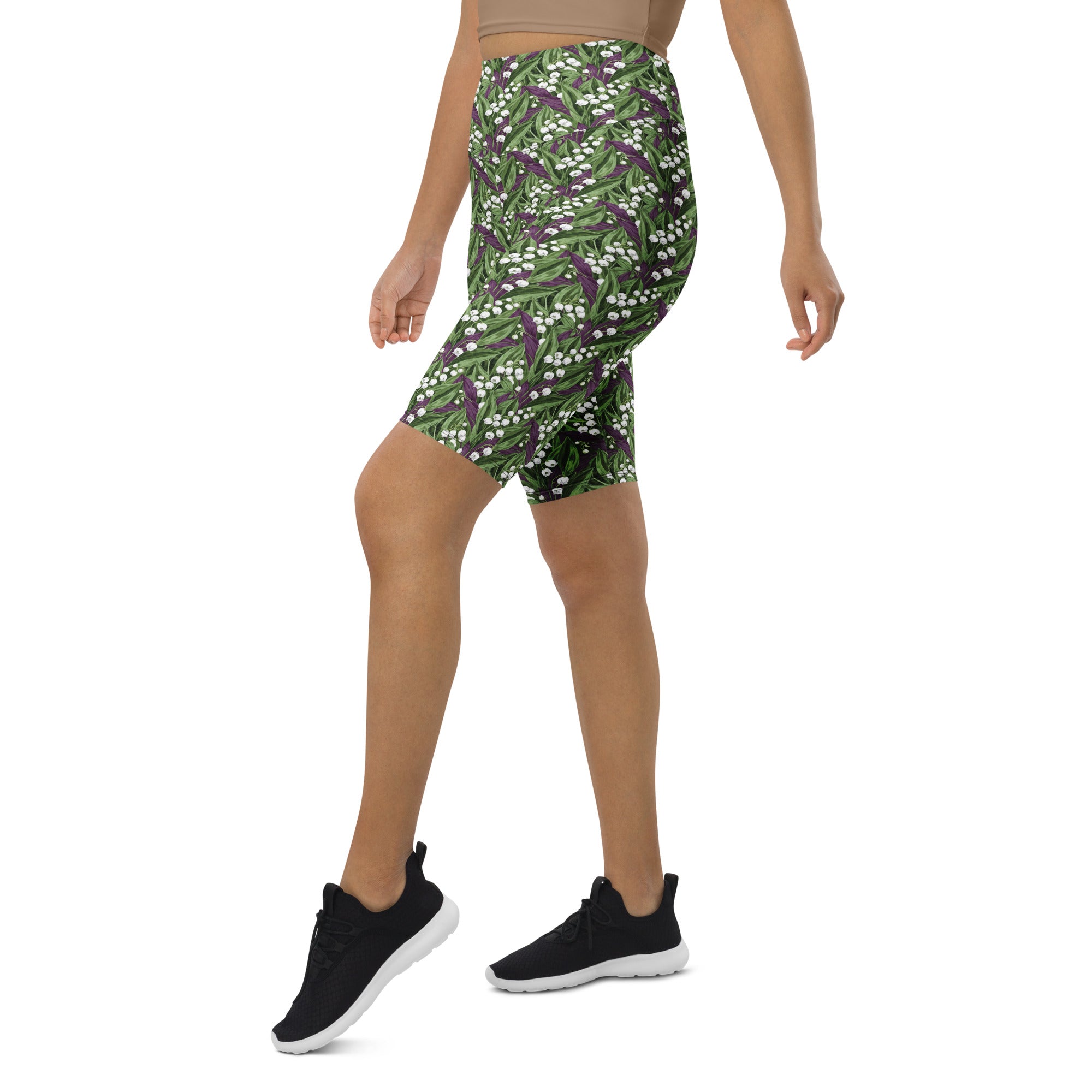 Lily of the Valley Bike Shorts | GearBunch