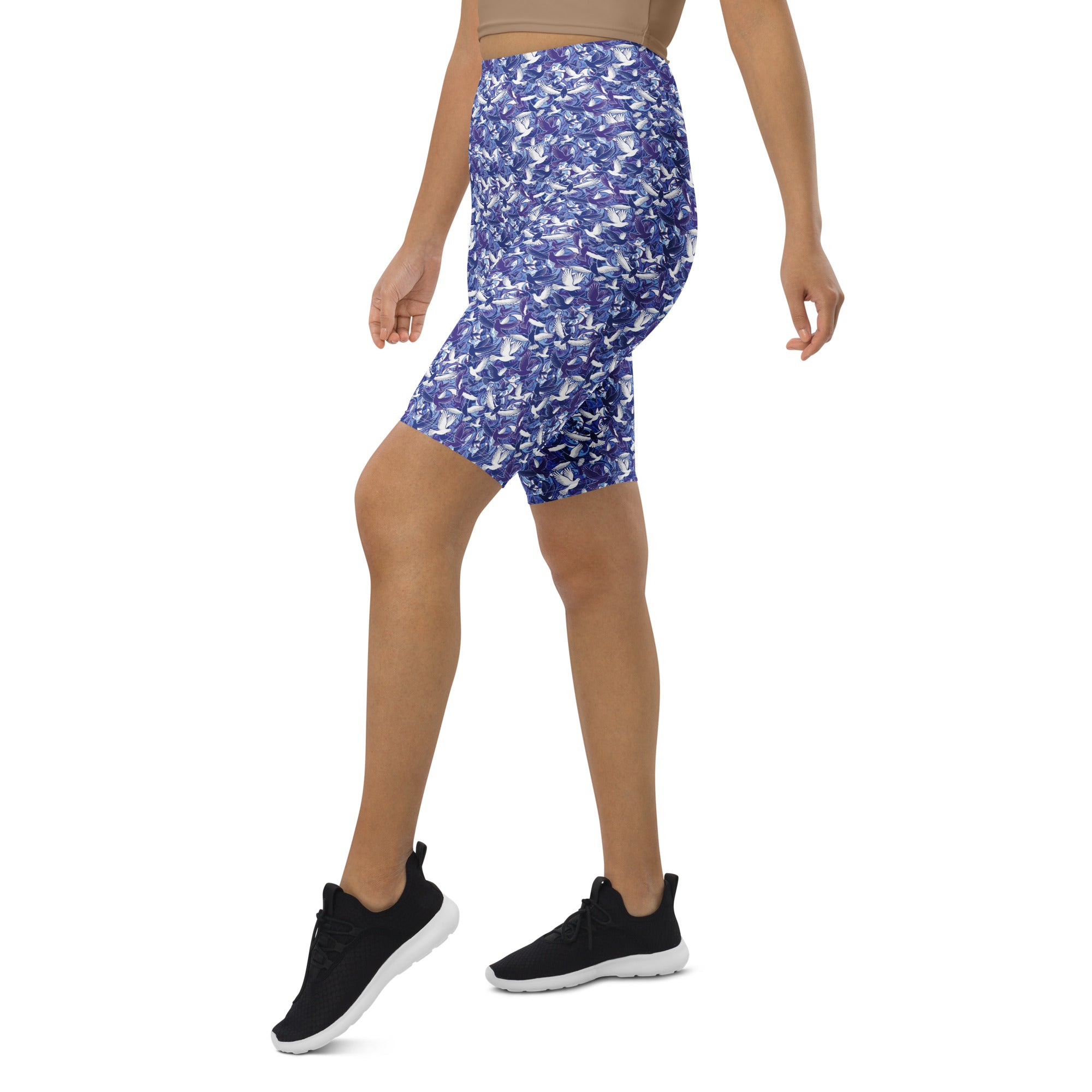 Dove in Flight Bike Shorts | GearBunch