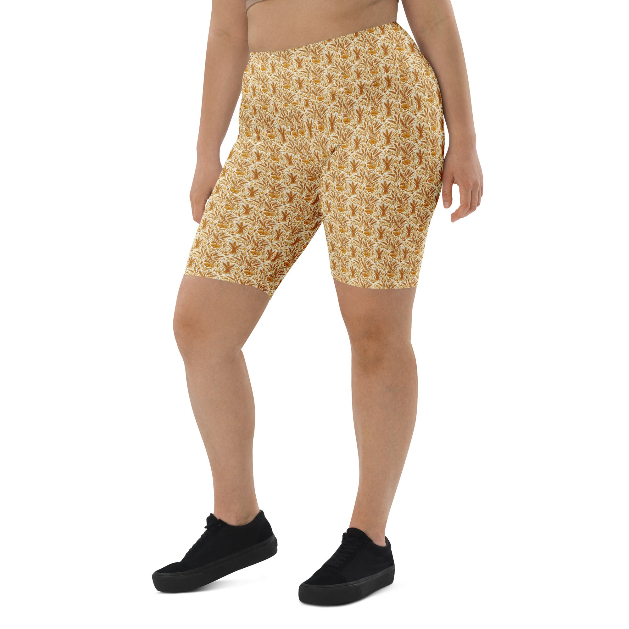 Wheat Field Harvest Bike Shorts | GearBunch