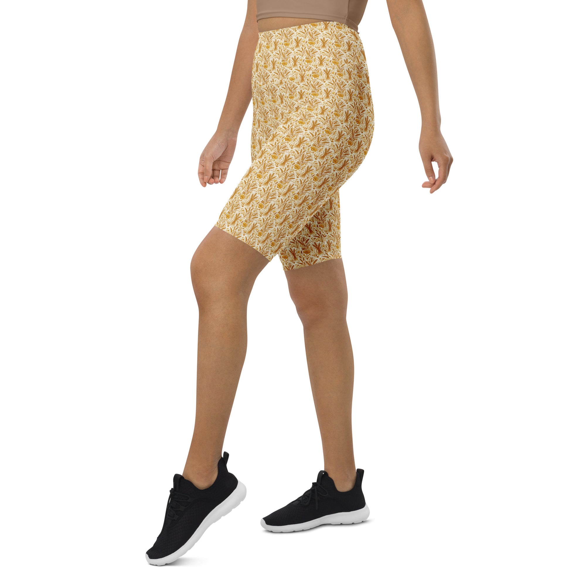 Wheat Field Harvest Bike Shorts | GearBunch