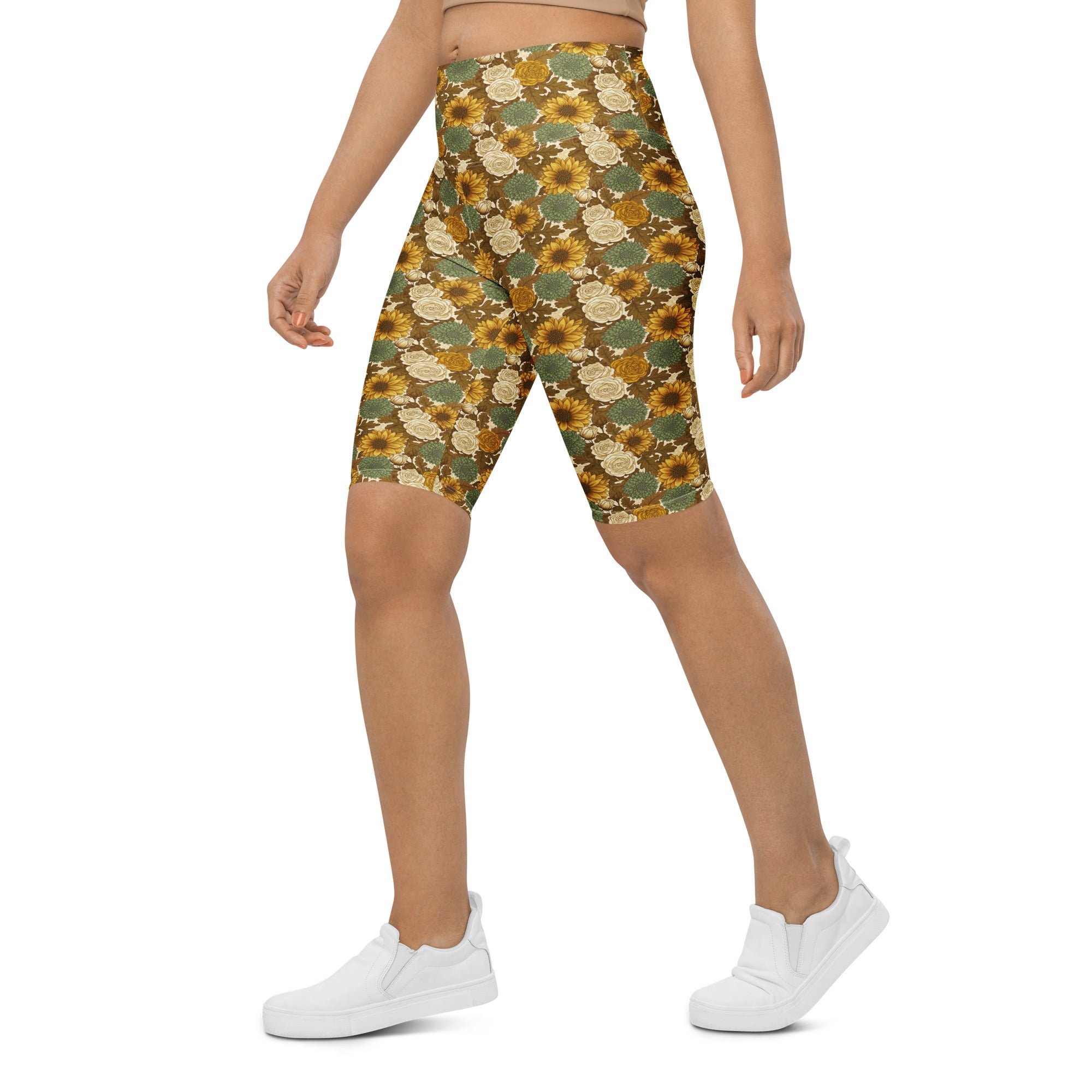 Virgo Harvest Botanical Bike Shorts | GearBunch