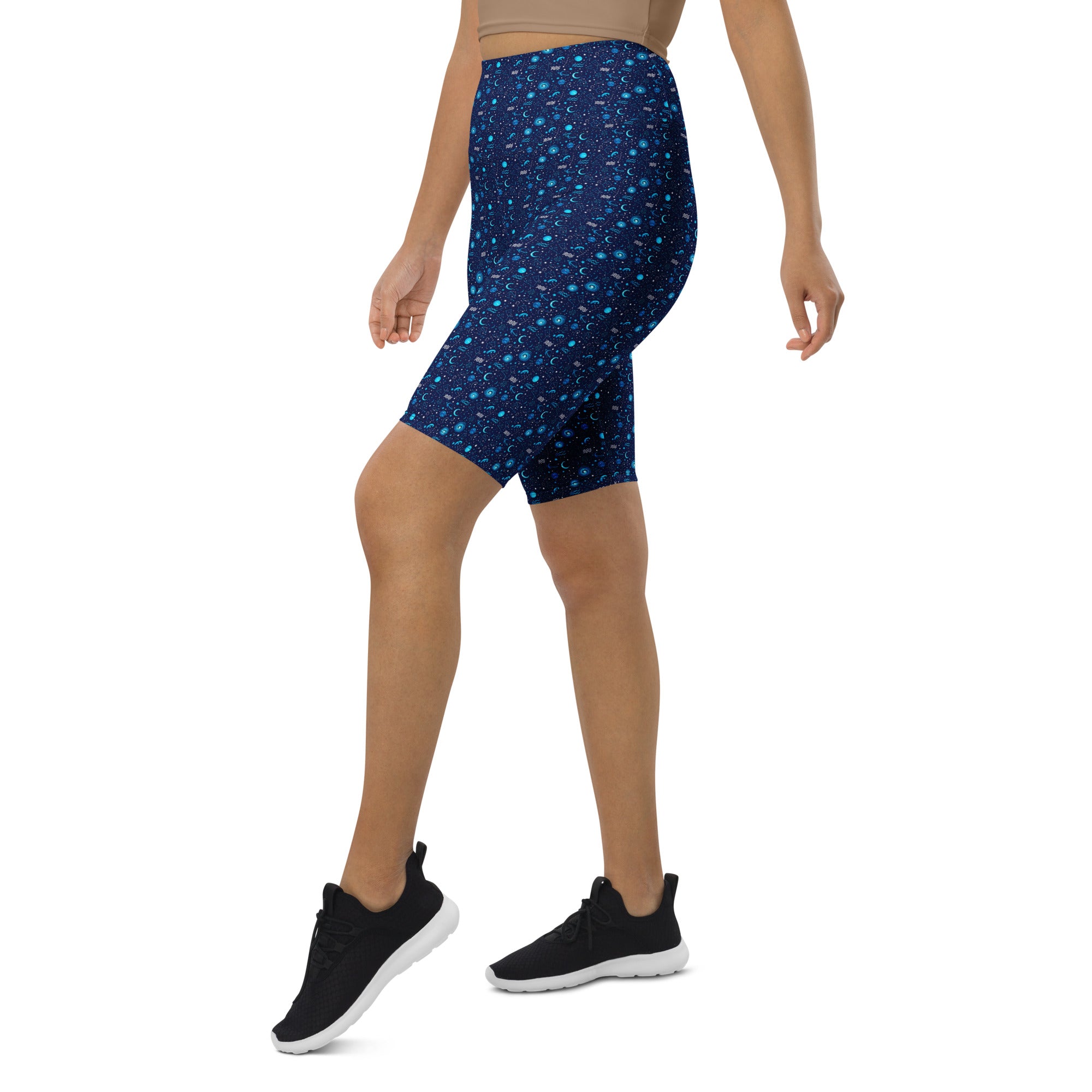 Aquarius Celestial Bike Shorts | GearBunch