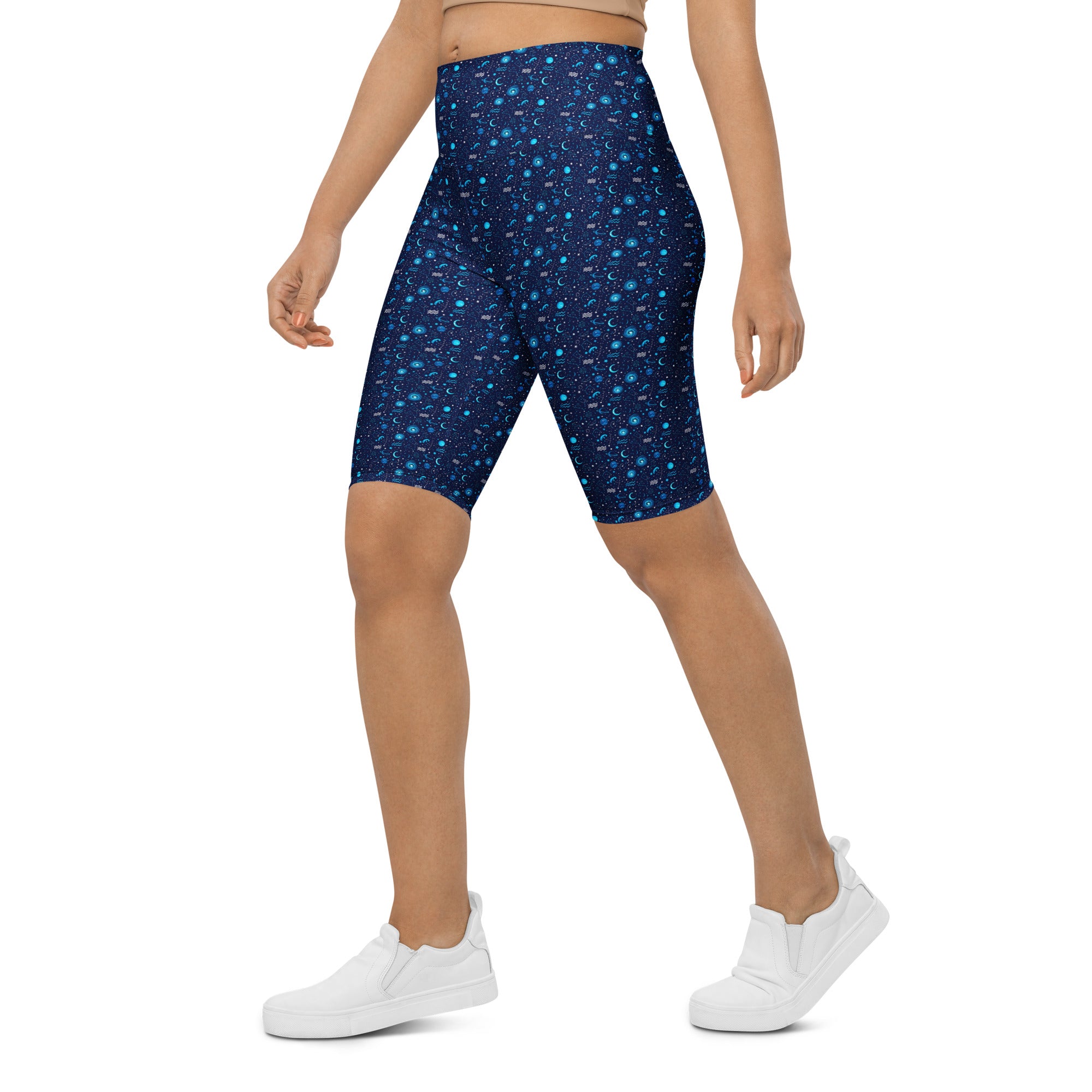 Aquarius Celestial Bike Shorts | GearBunch