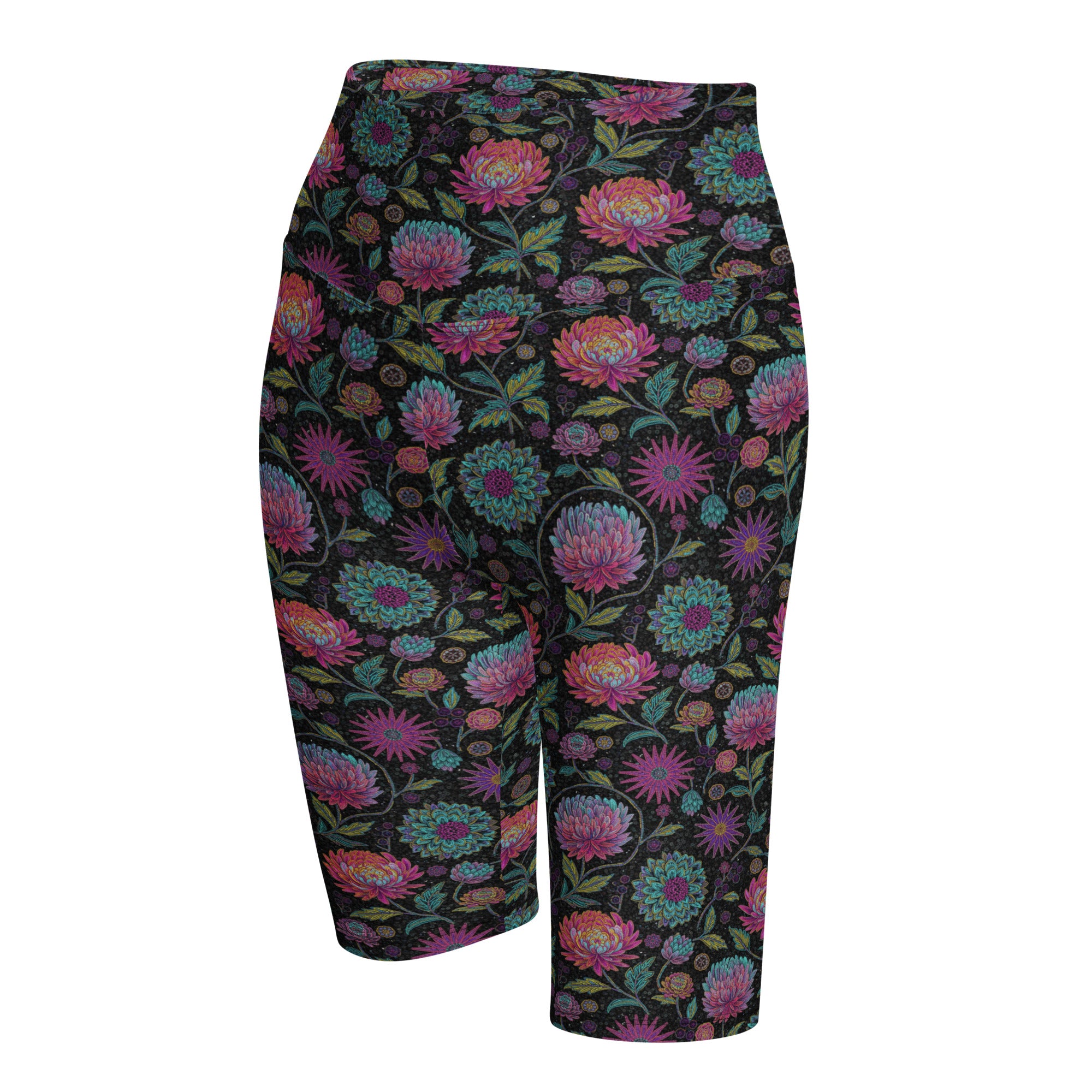 Holographic Paillette Maximalist Bike Shorts | GearBunch
