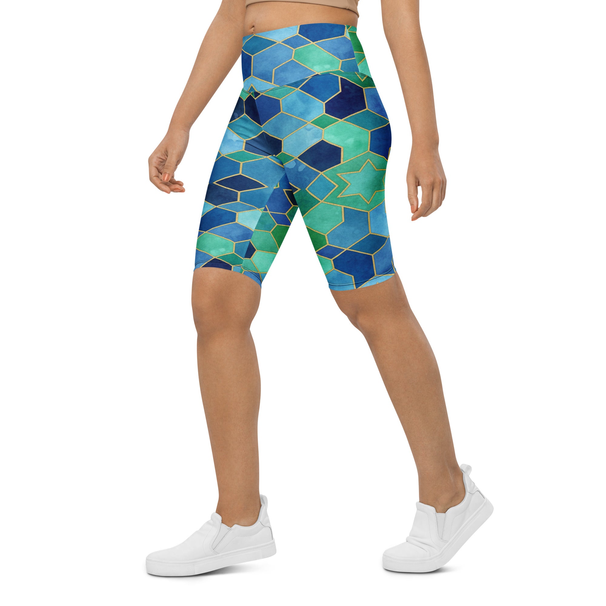 Ocean Blues Bike Shorts | GearBunch