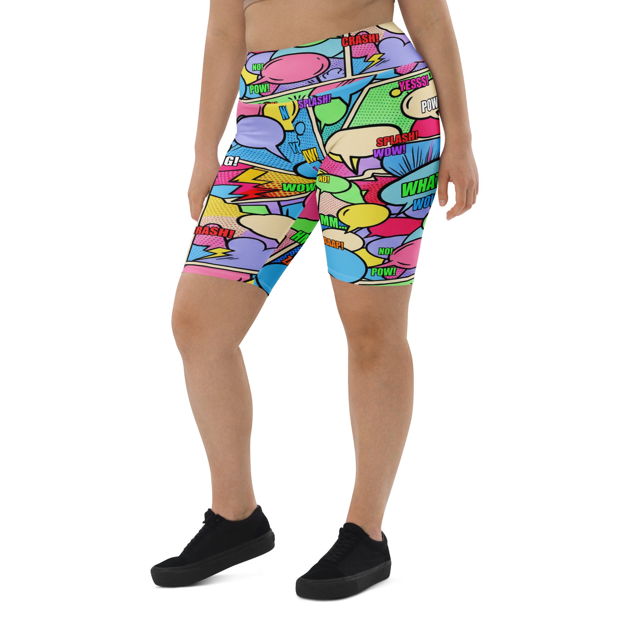 Comic Pop Candy Pastel Bike Shorts | GearBunch