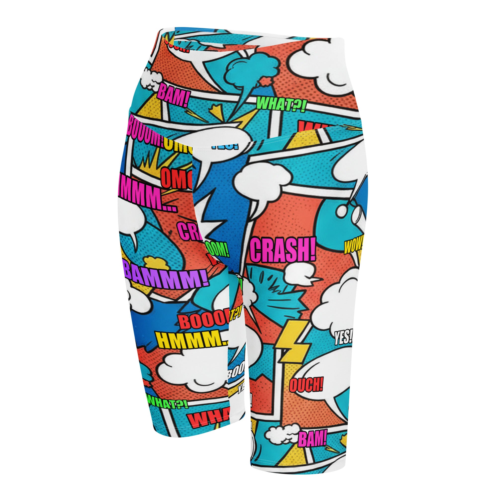 Comic Strip Surf Kapow Bike Shorts | GearBunch