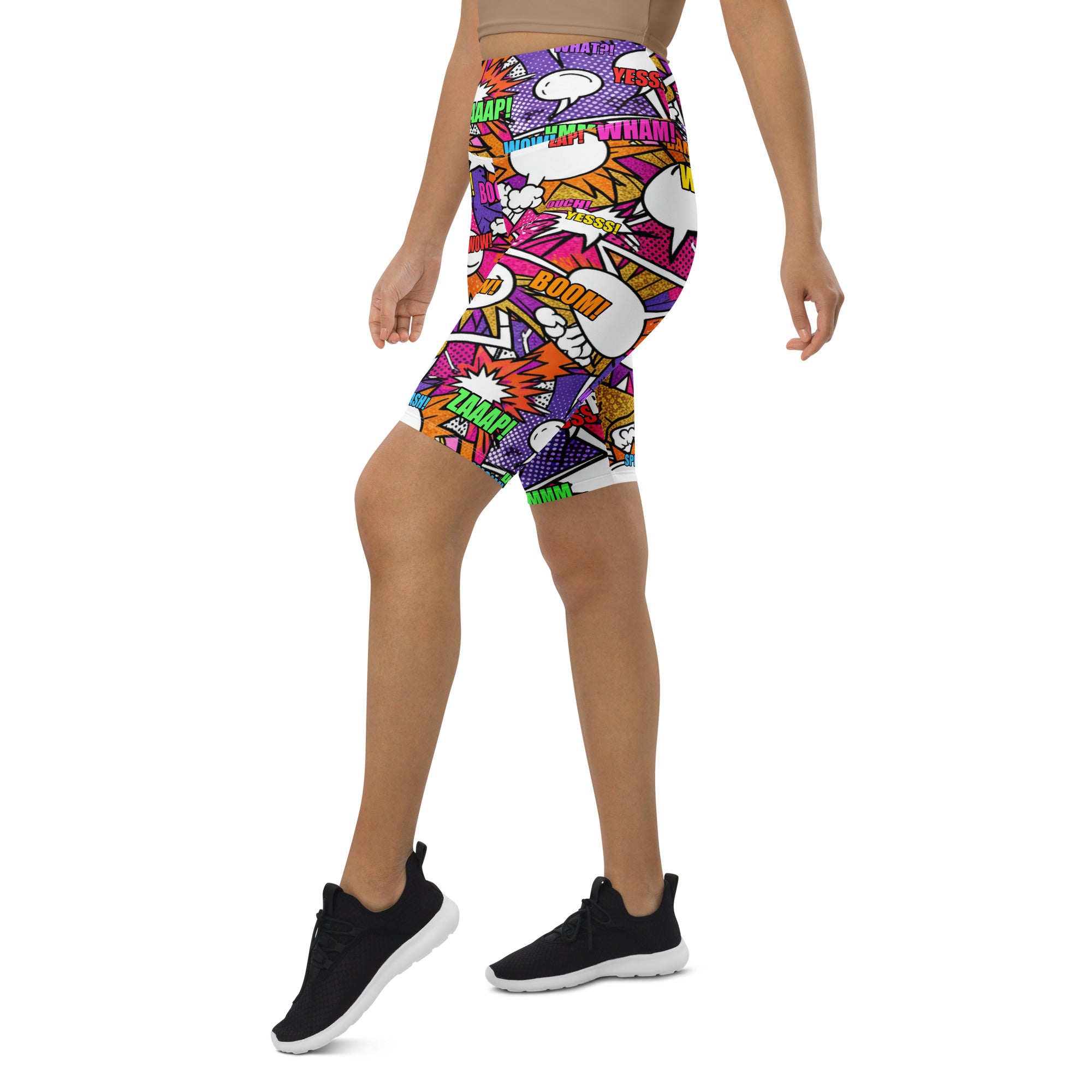 Comic Strip Disco Funk Bike Shorts | GearBunch