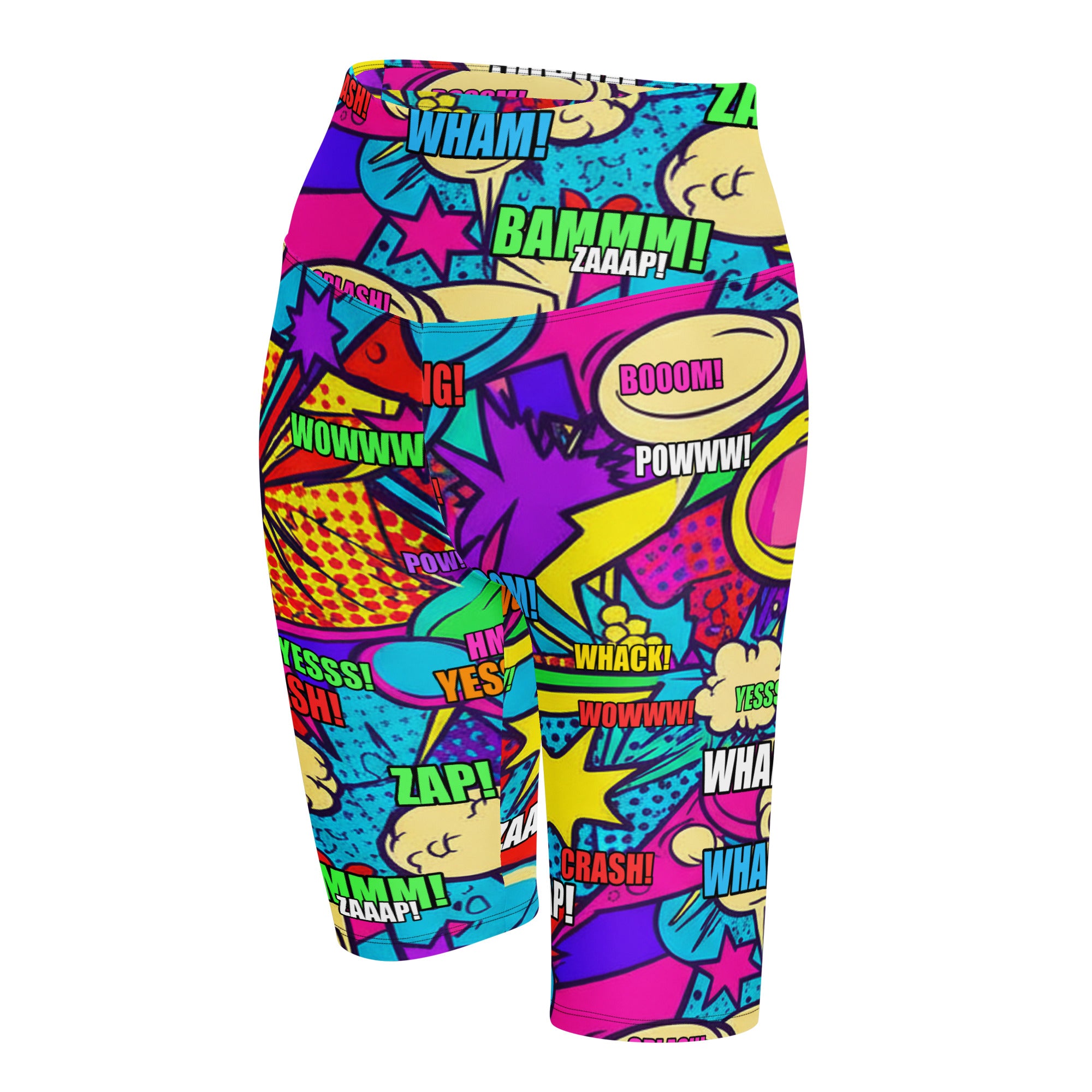 Comic Strip Pirate Adventure Bike Shorts | GearBunch