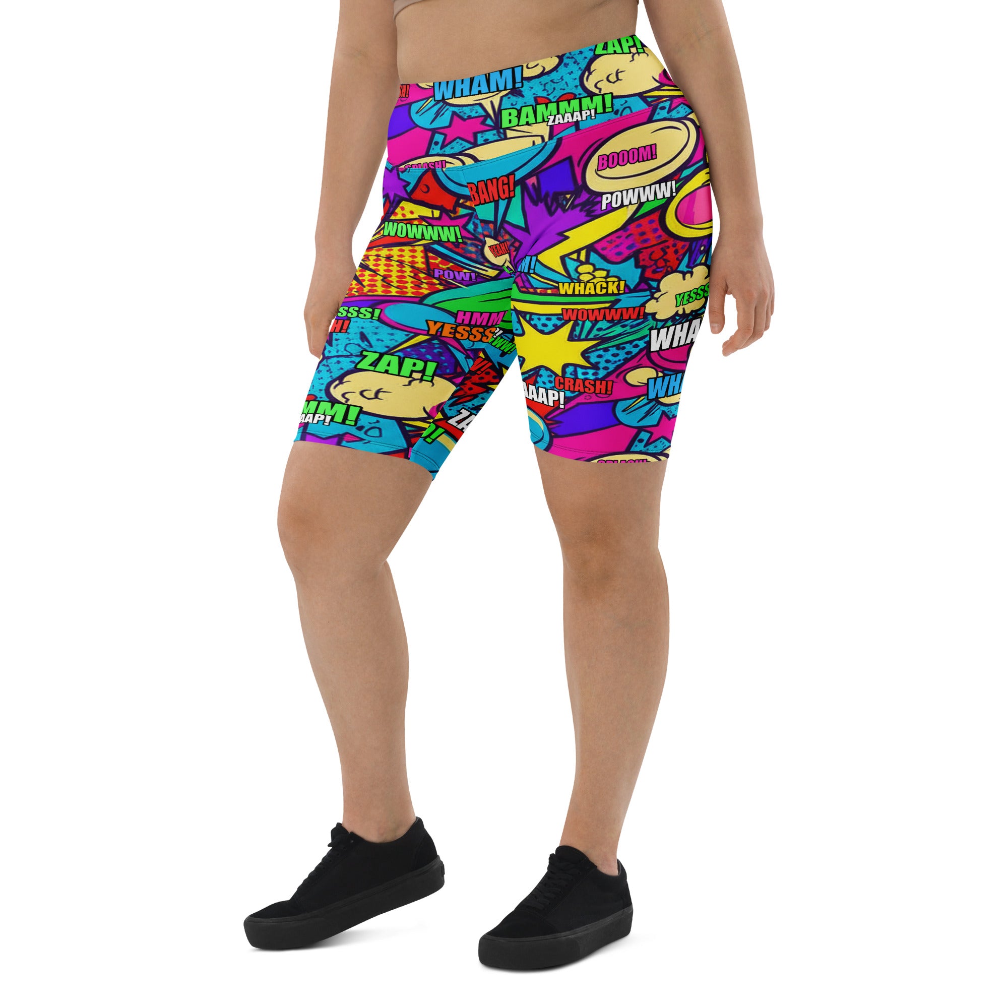 Comic Strip Pirate Adventure Bike Shorts | GearBunch