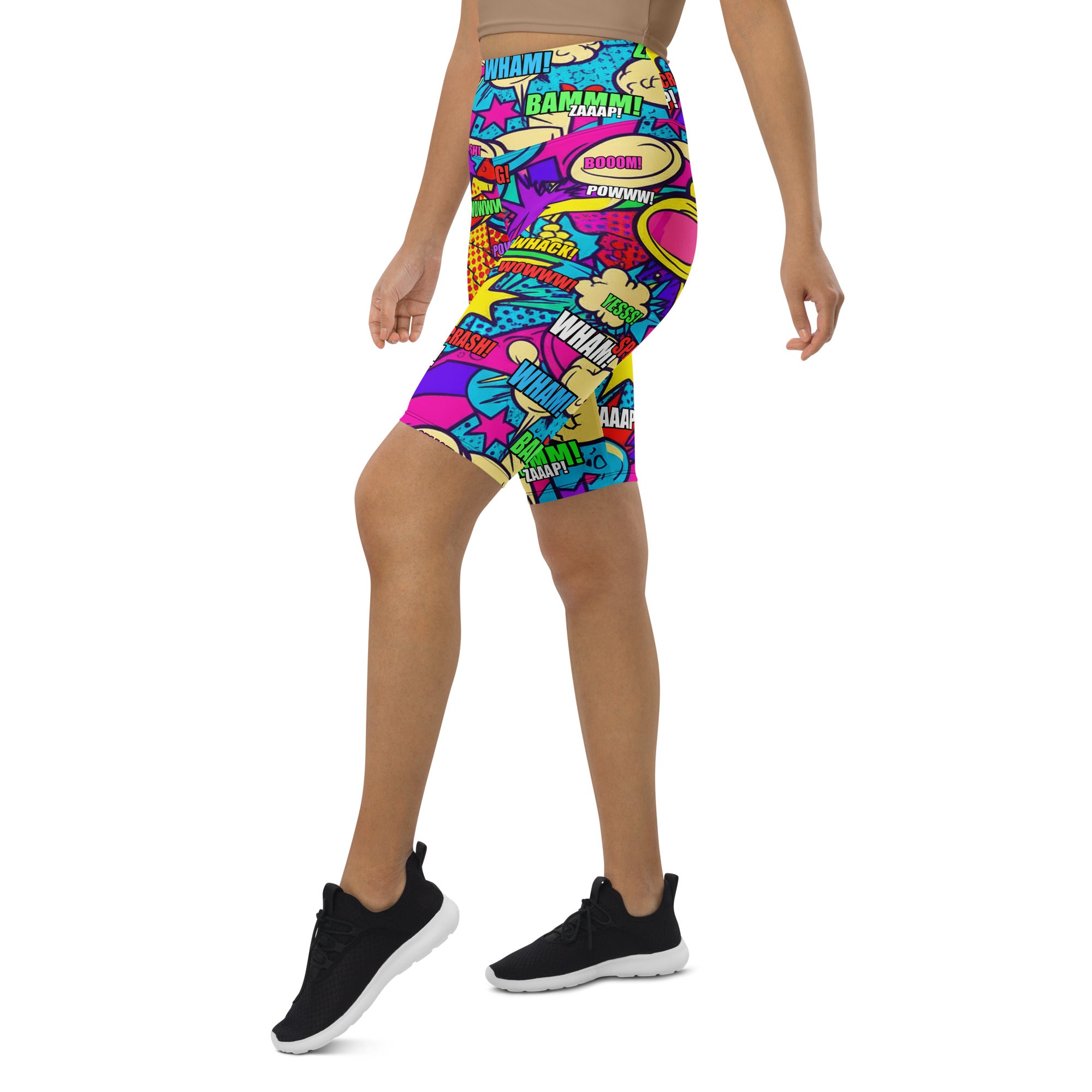 Comic Strip Pirate Adventure Bike Shorts | GearBunch