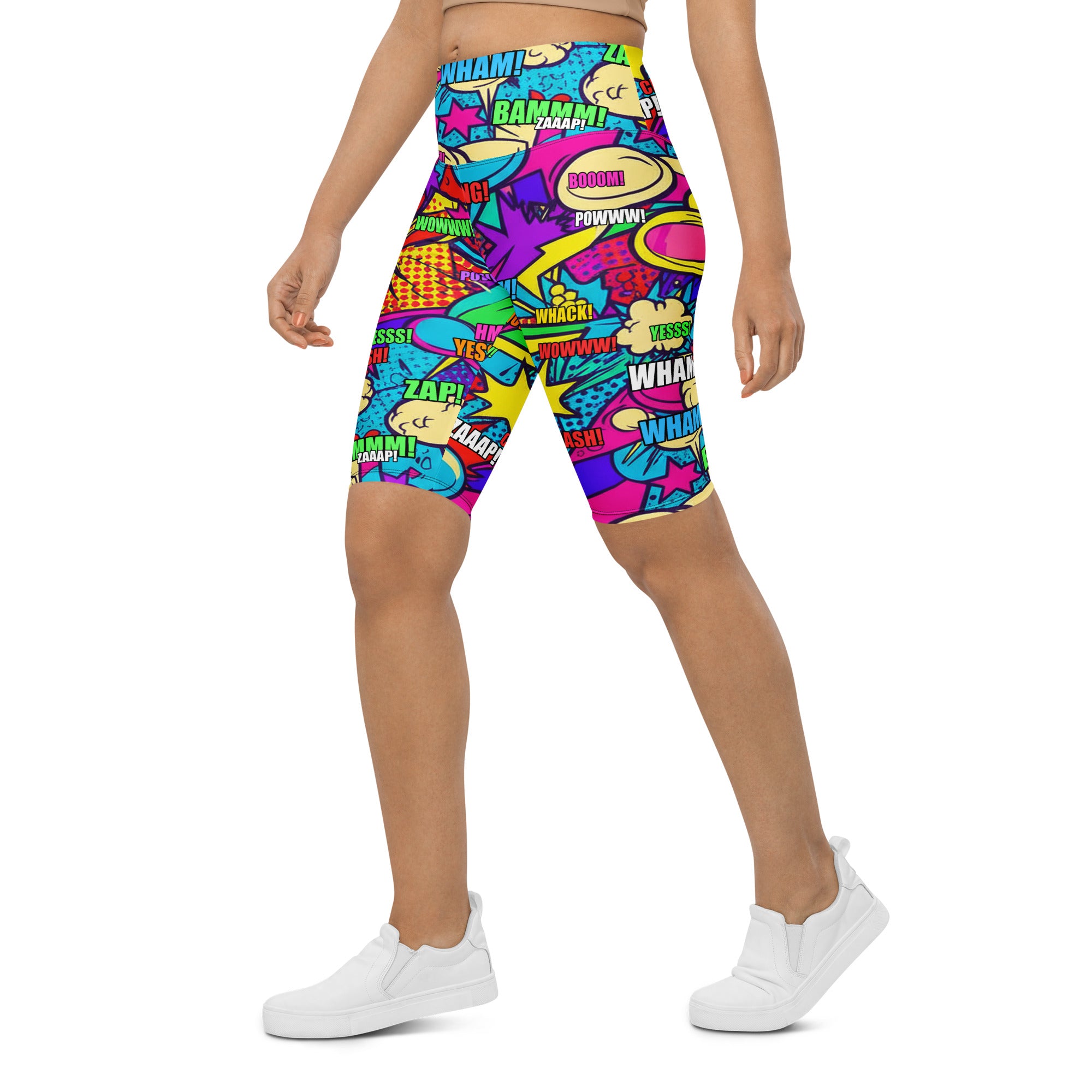 Comic Strip Pirate Adventure Bike Shorts | GearBunch