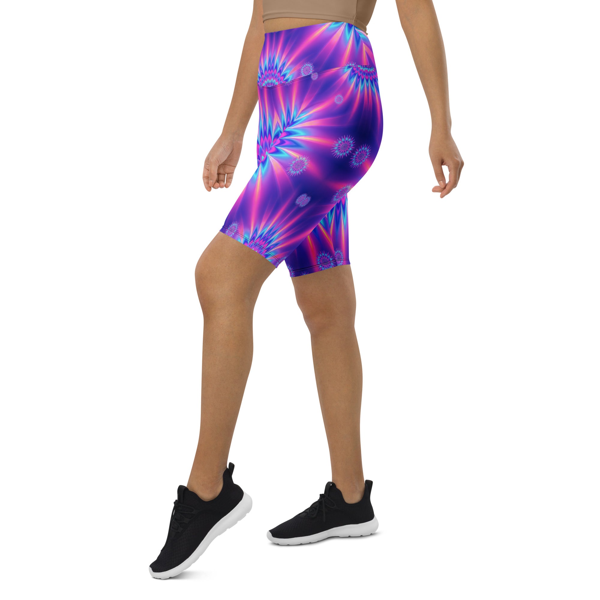 Psychedelic Vaporwave Dream Bike Shorts | GearBunch