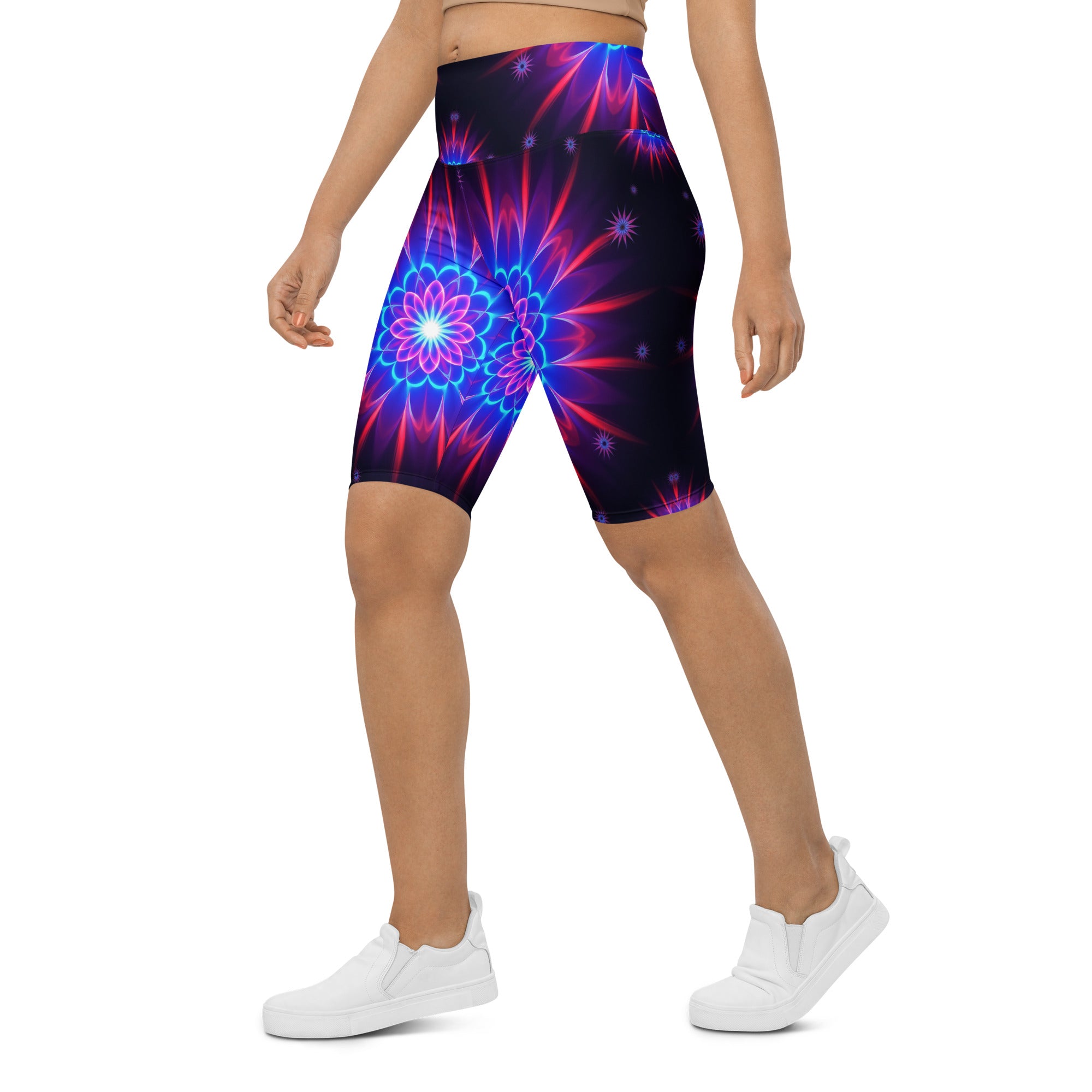 Psychedelic Supernova Bike Shorts | GearBunch