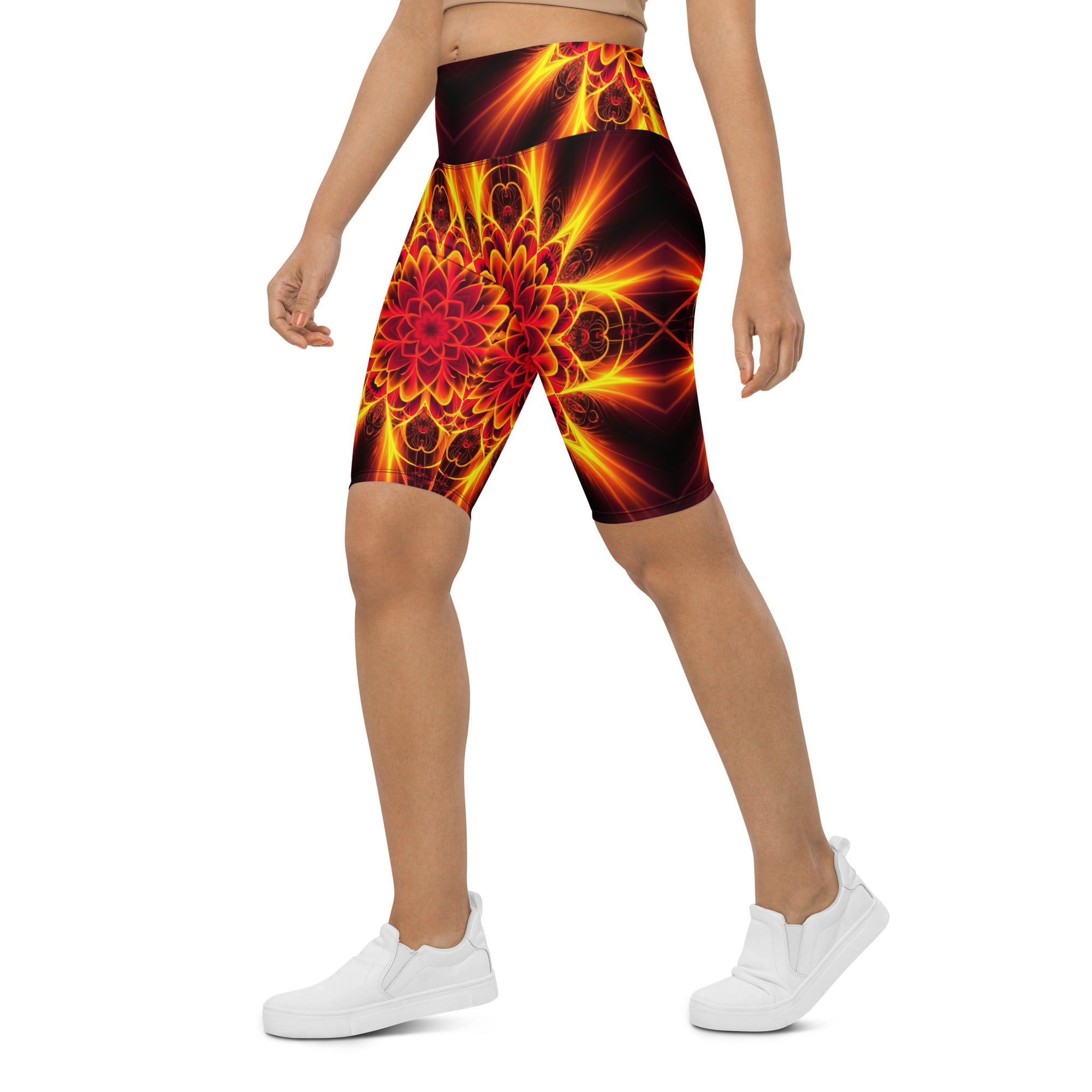 Psychedelic Magma Core Bike Shorts | GearBunch