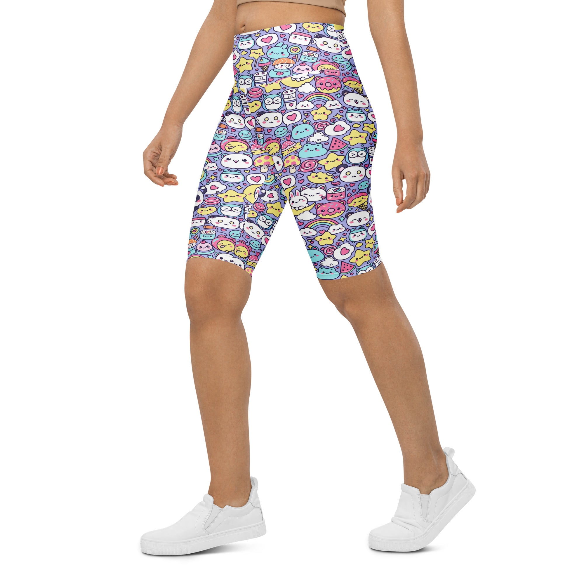 Kawaii Sleepy Time Bike Shorts | GearBunch