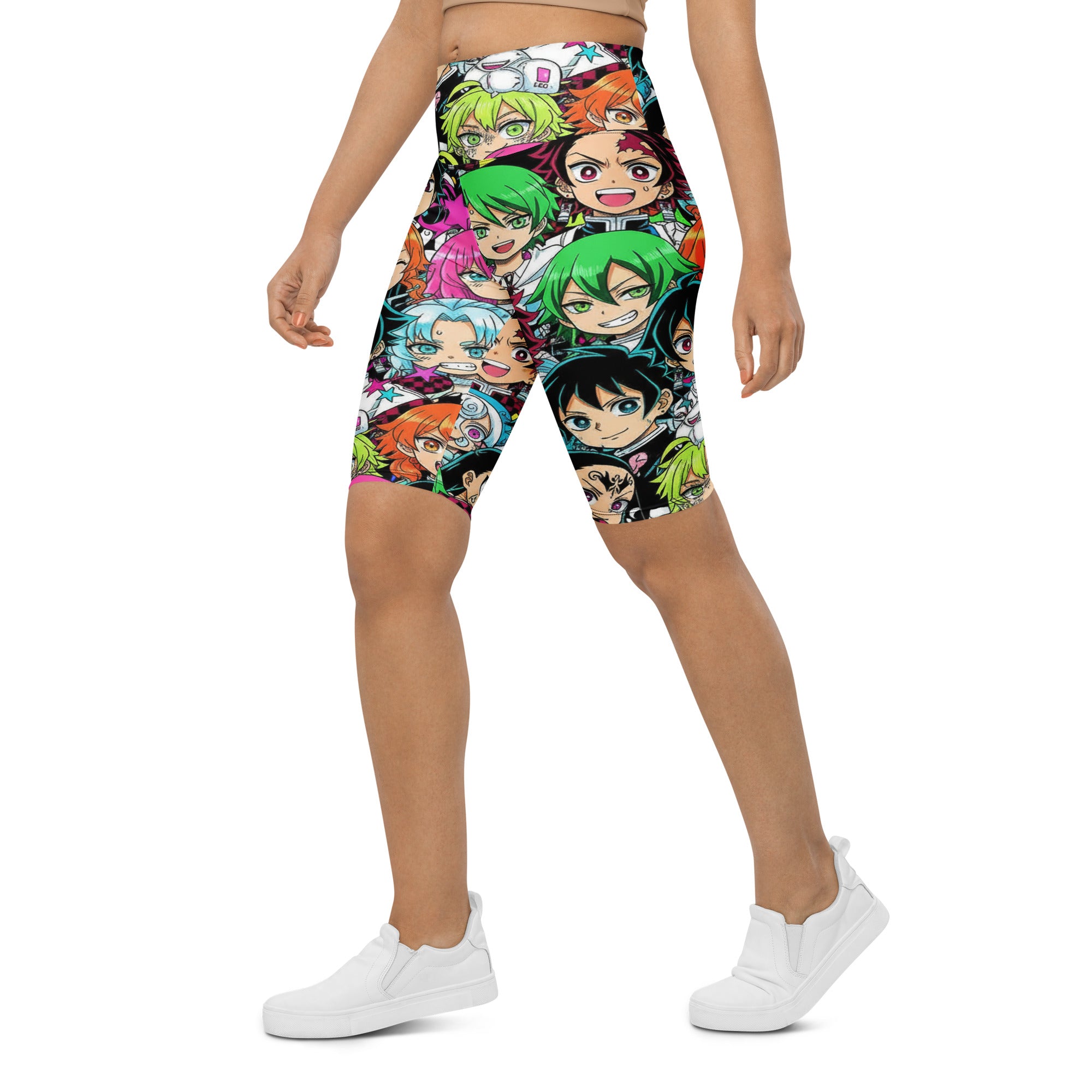 Demon Slayer Style Bike Shorts | GearBunch