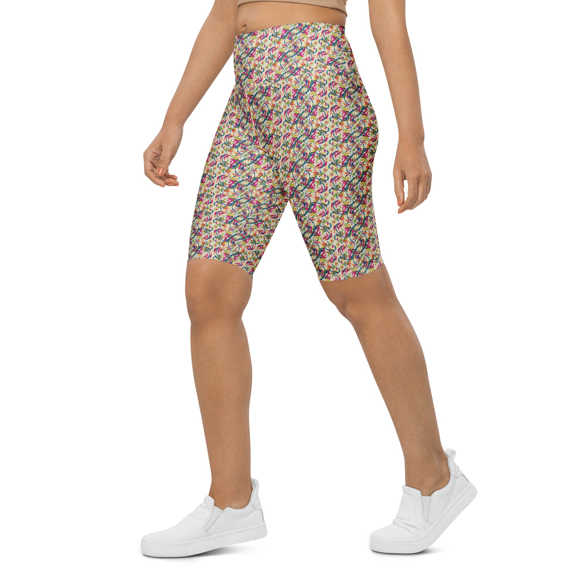 Ciao Bella Script Bike Shorts | GearBunch