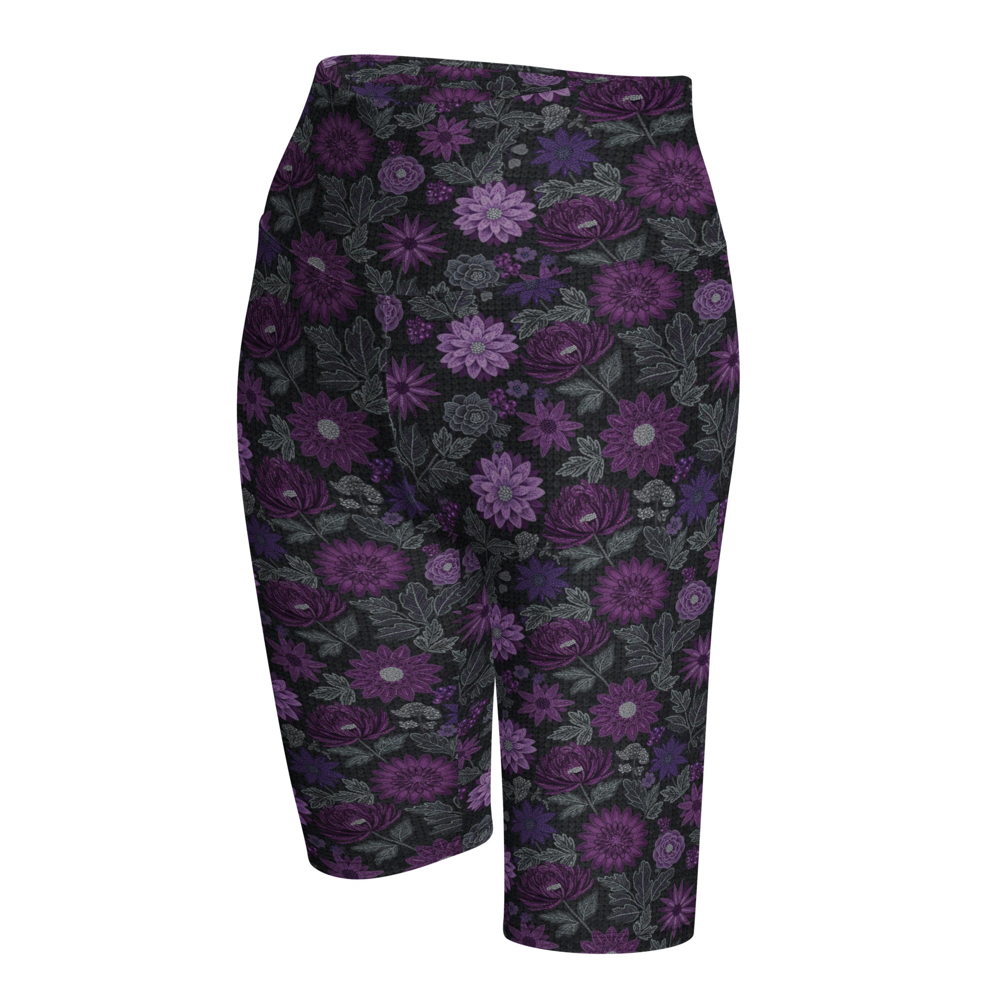 Jewel Paillette Orchid Bike Shorts | GearBunch
