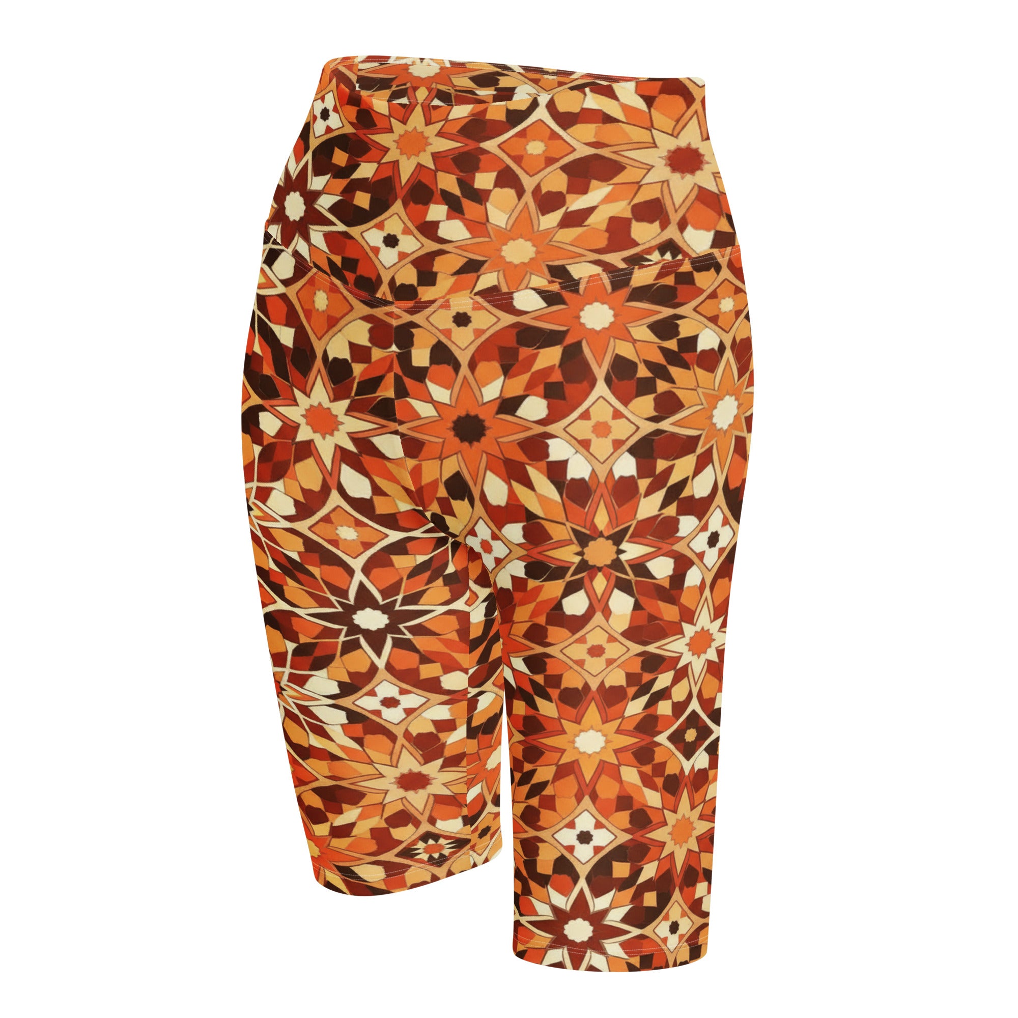 Zellige Desert Sand Bike Shorts | GearBunch