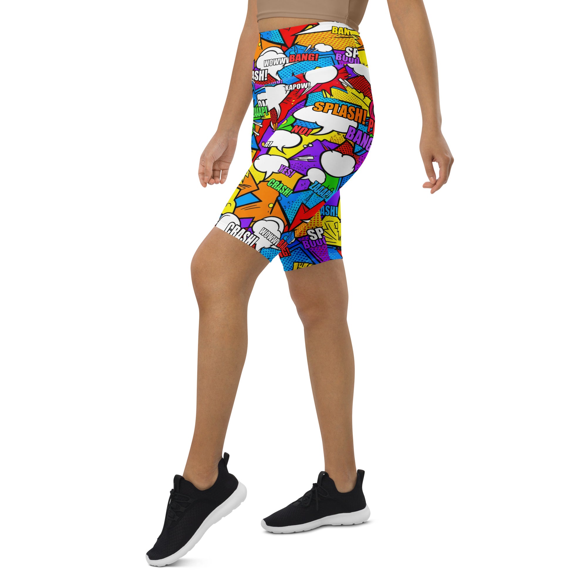 Comic Strip Classic Hero Bike Shorts | GearBunch