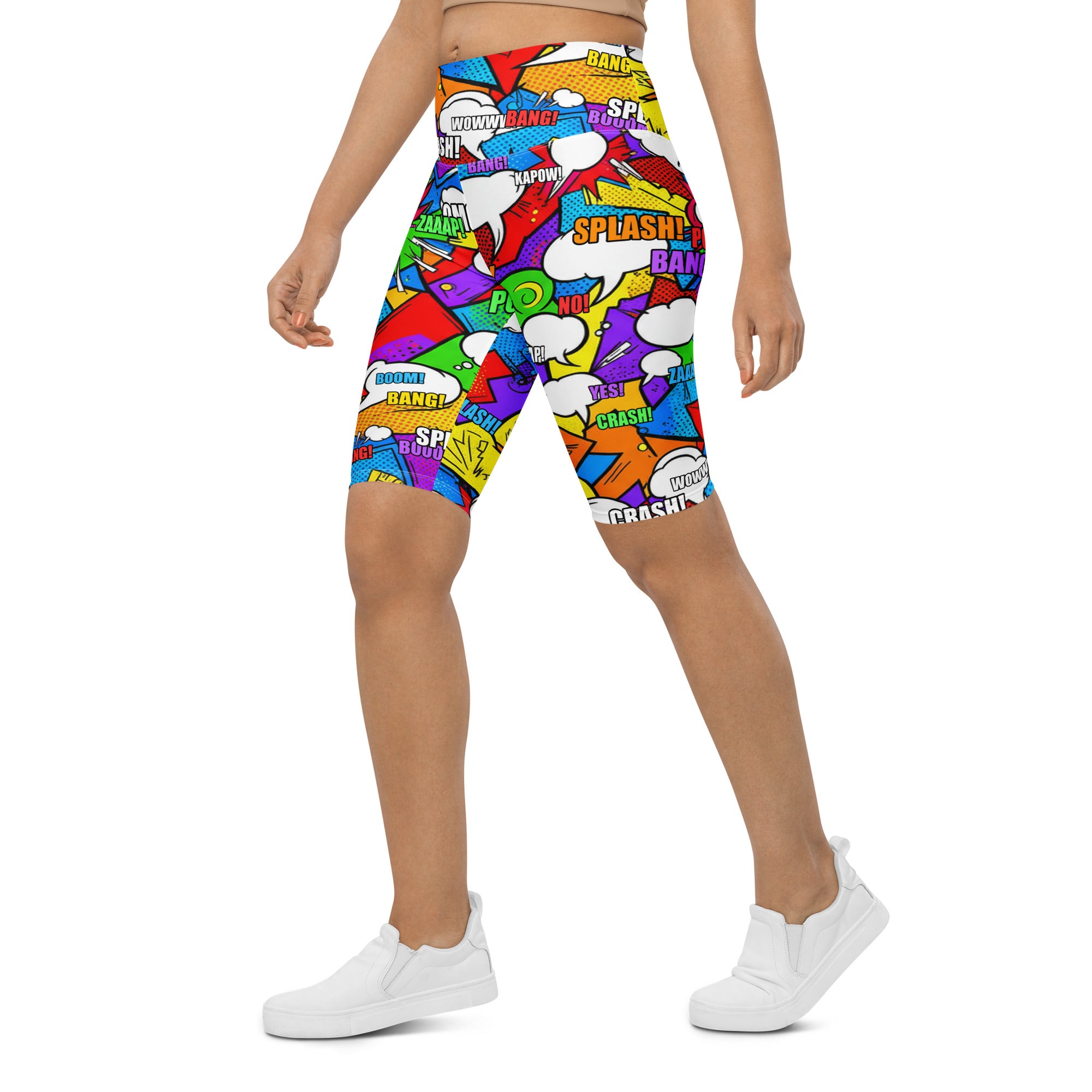 Comic Strip Classic Hero Bike Shorts | GearBunch