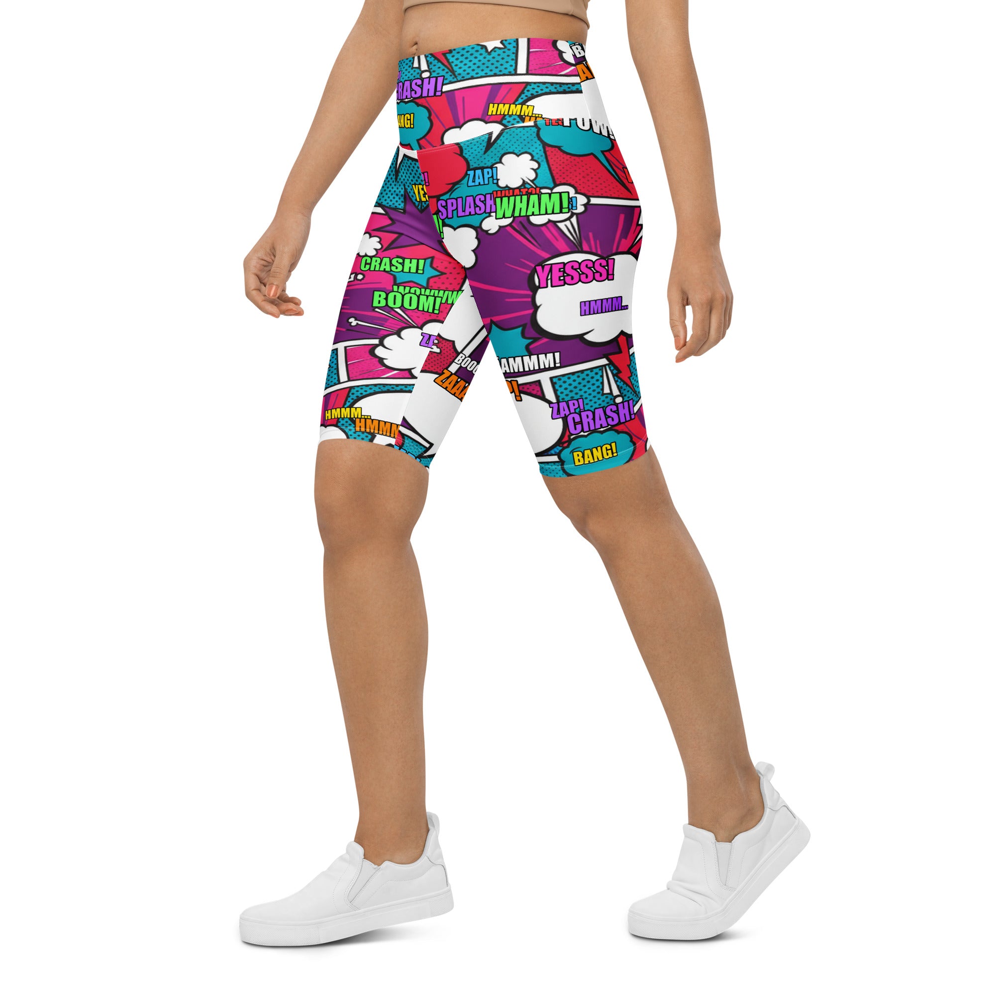 Comic Strip Roller Derby Bike Shorts | GearBunch