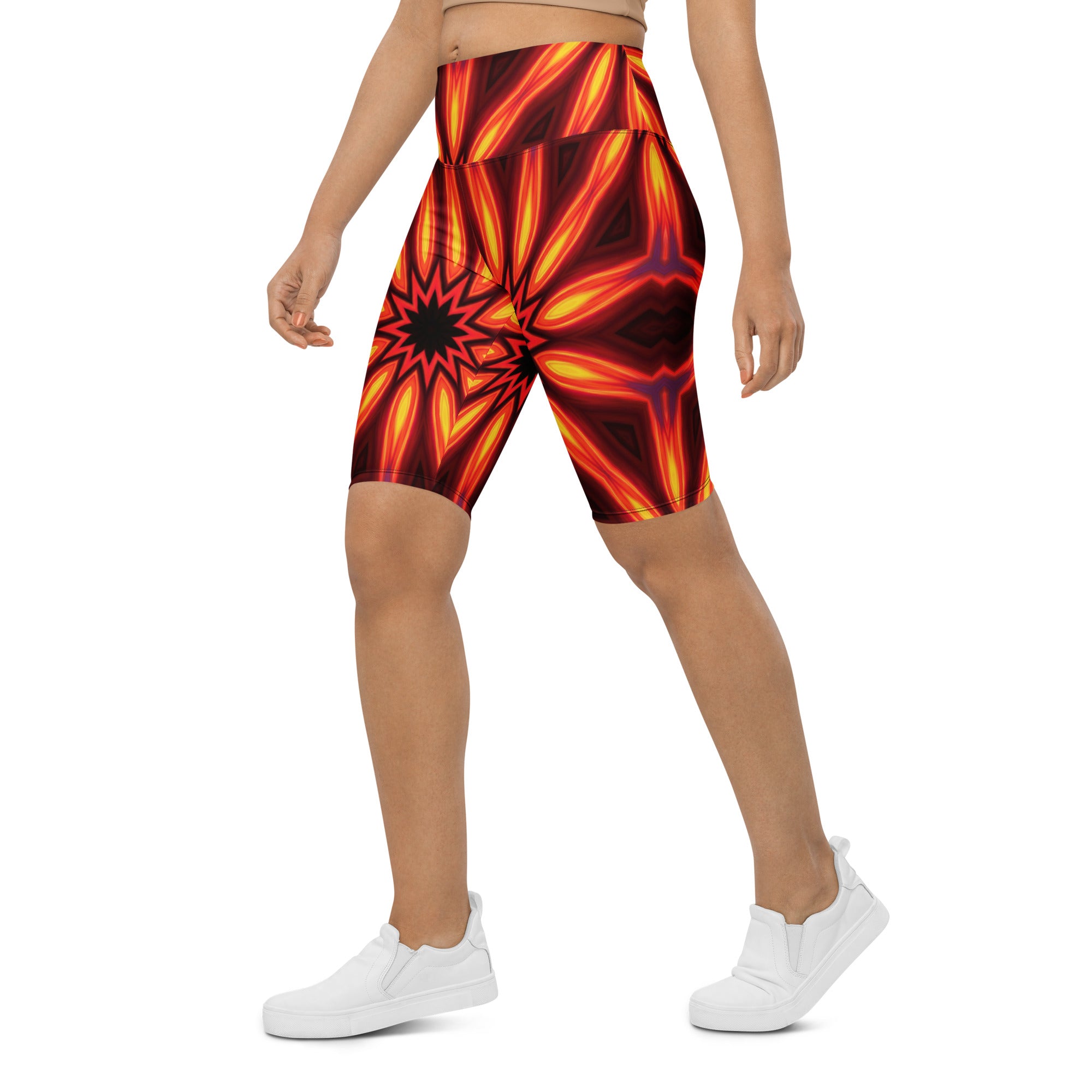 Psychedelic Infrared Bike Shorts | GearBunch