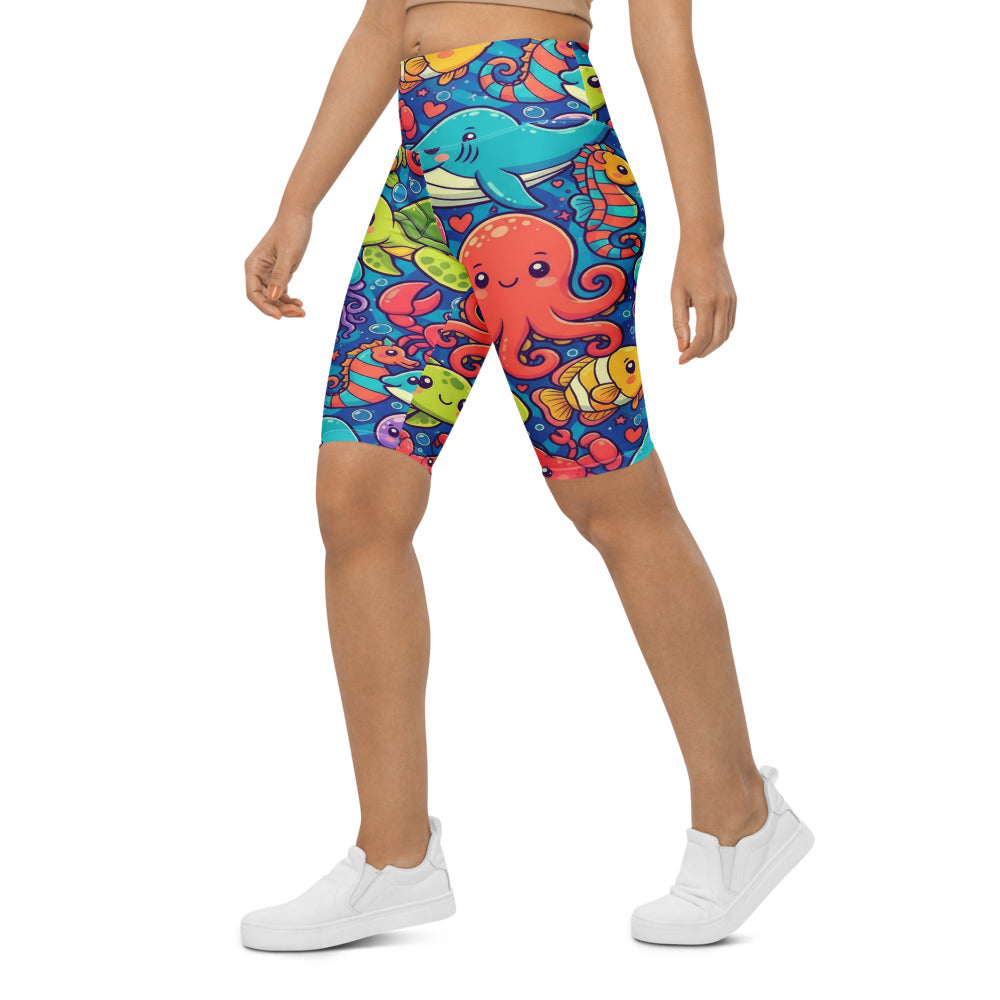 Bike Shorts left front view | GearBunch