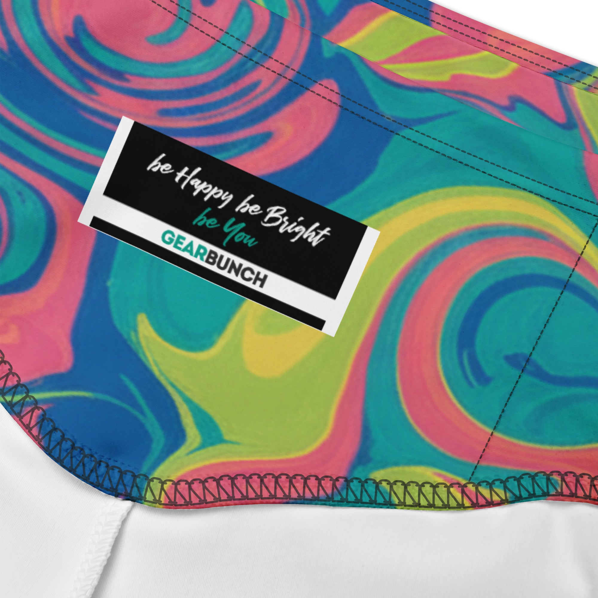 Liquid Marble Tropical Paradise Bike Shorts | GearBunch